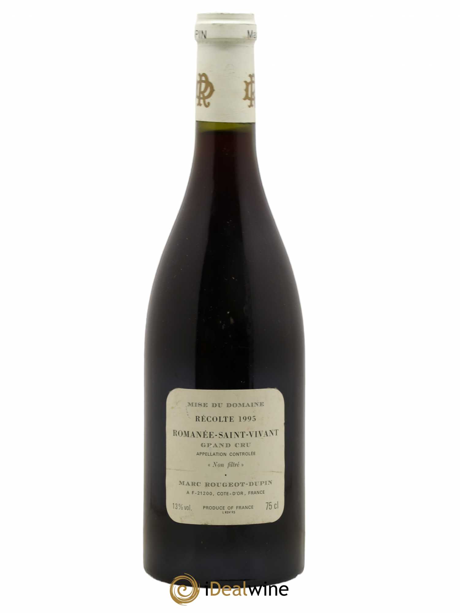 Romanée-Saint-Vivant Grand Cru Marc Rougeot-Dupin 1995 - Lot de 1 bouteille - 1