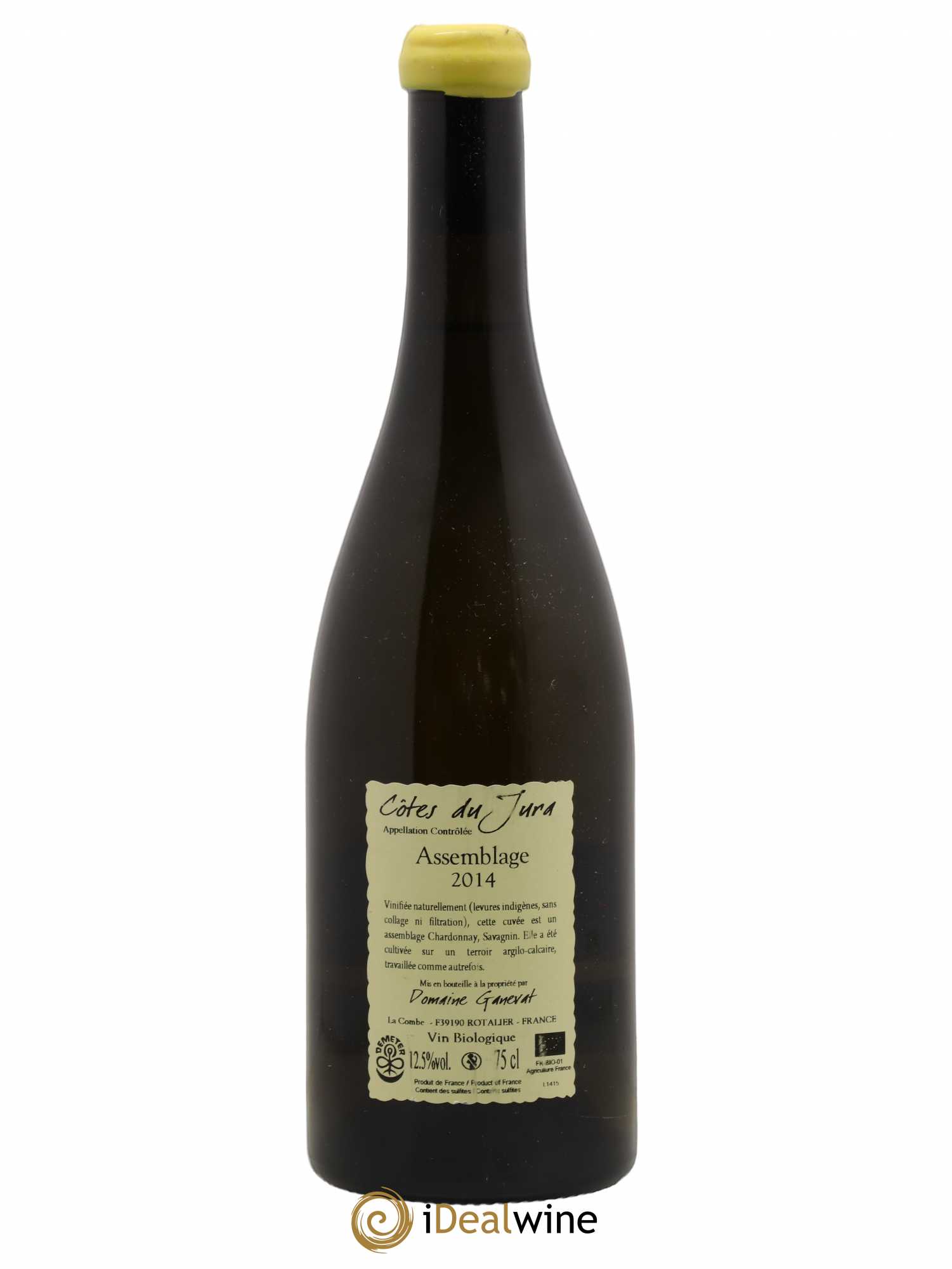 Côtes du Jura Cuvée Orégane Jean-François Ganevat (Domaine) 2014 - Lot de 1 bouteille - 1