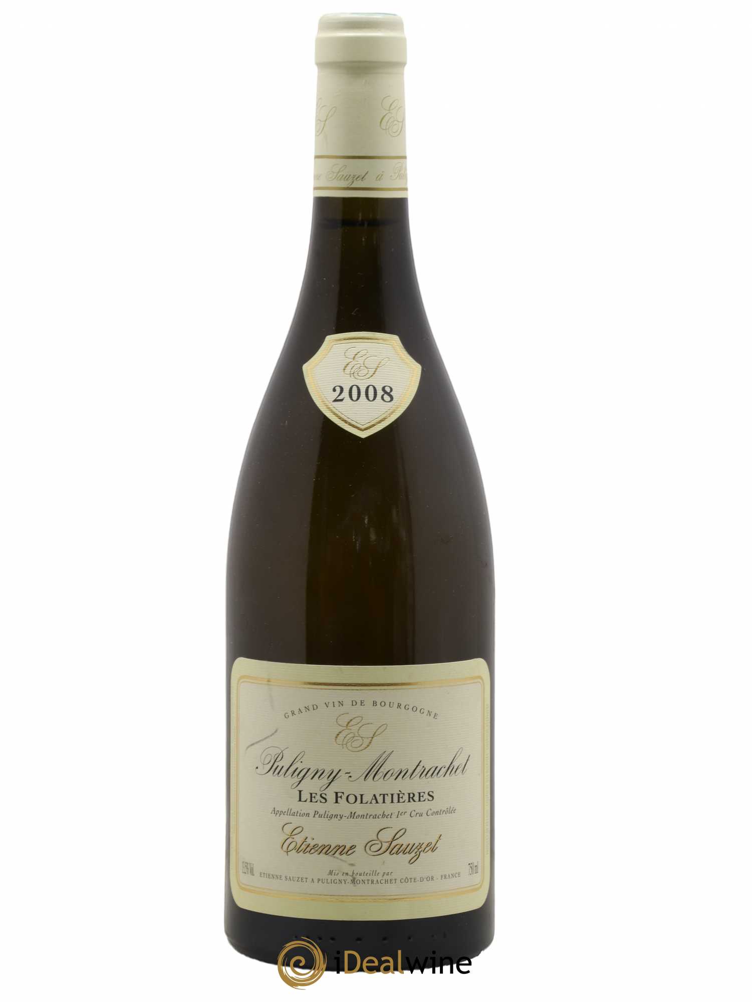 Puligny-Montrachet 1er Cru Les Folatières Etienne Sauzet 2008 - Lot de 1 bouteille - 0