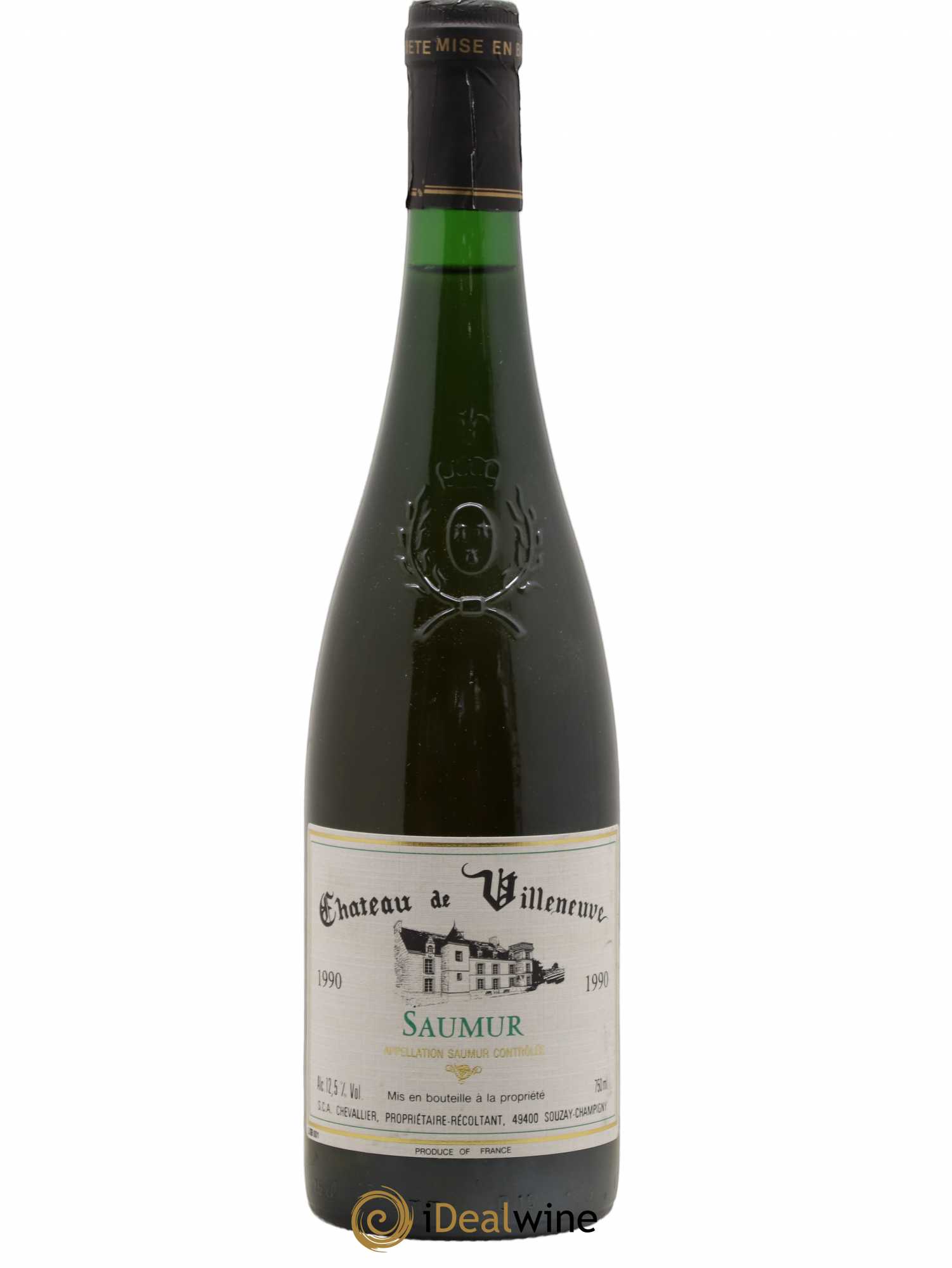 Saumur Château de Villeneuve 1990 - Lot de 1 bouteille - 0