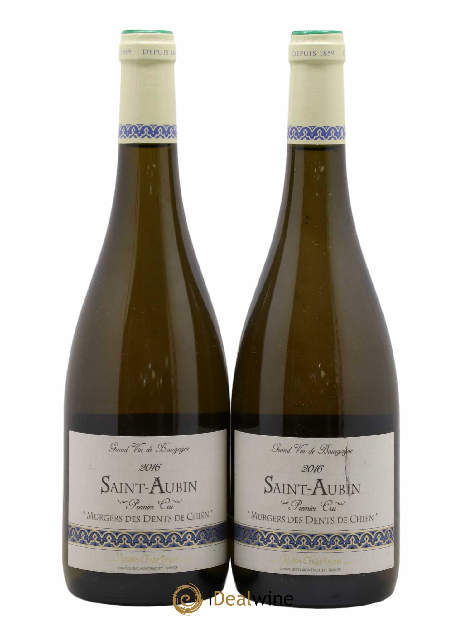 Saint-Aubin 1er Cru Les Murgers Dents De Chien Jean Charton 2016 - Posten von 2 Flaschen - 0