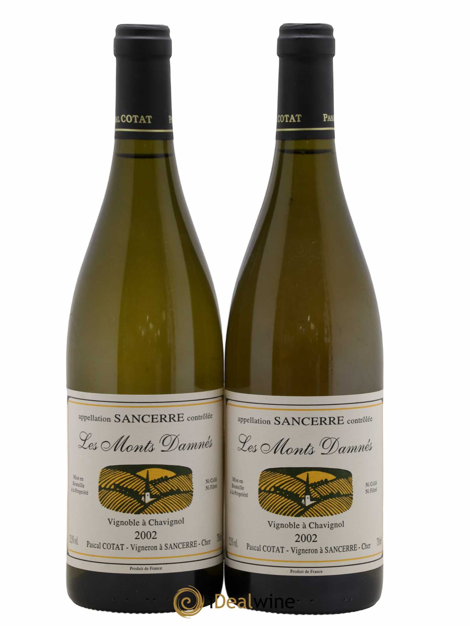 Sancerre Les Monts Damnés Pascal Cotat 2002 - Lot de 2 bouteilles - 0