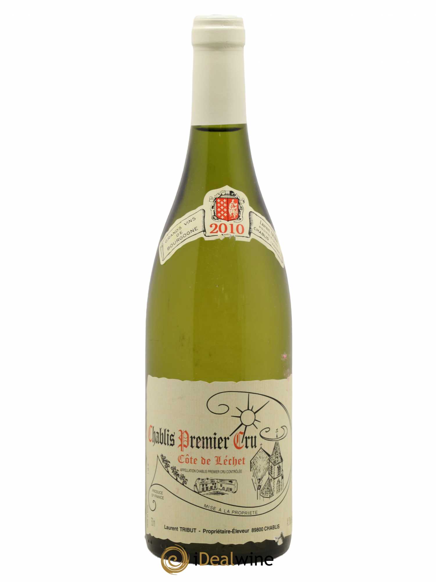 Chablis 1er Cru Côte de Lechet Laurent Tribut 2010 - Lot de 1 bouteille - 0