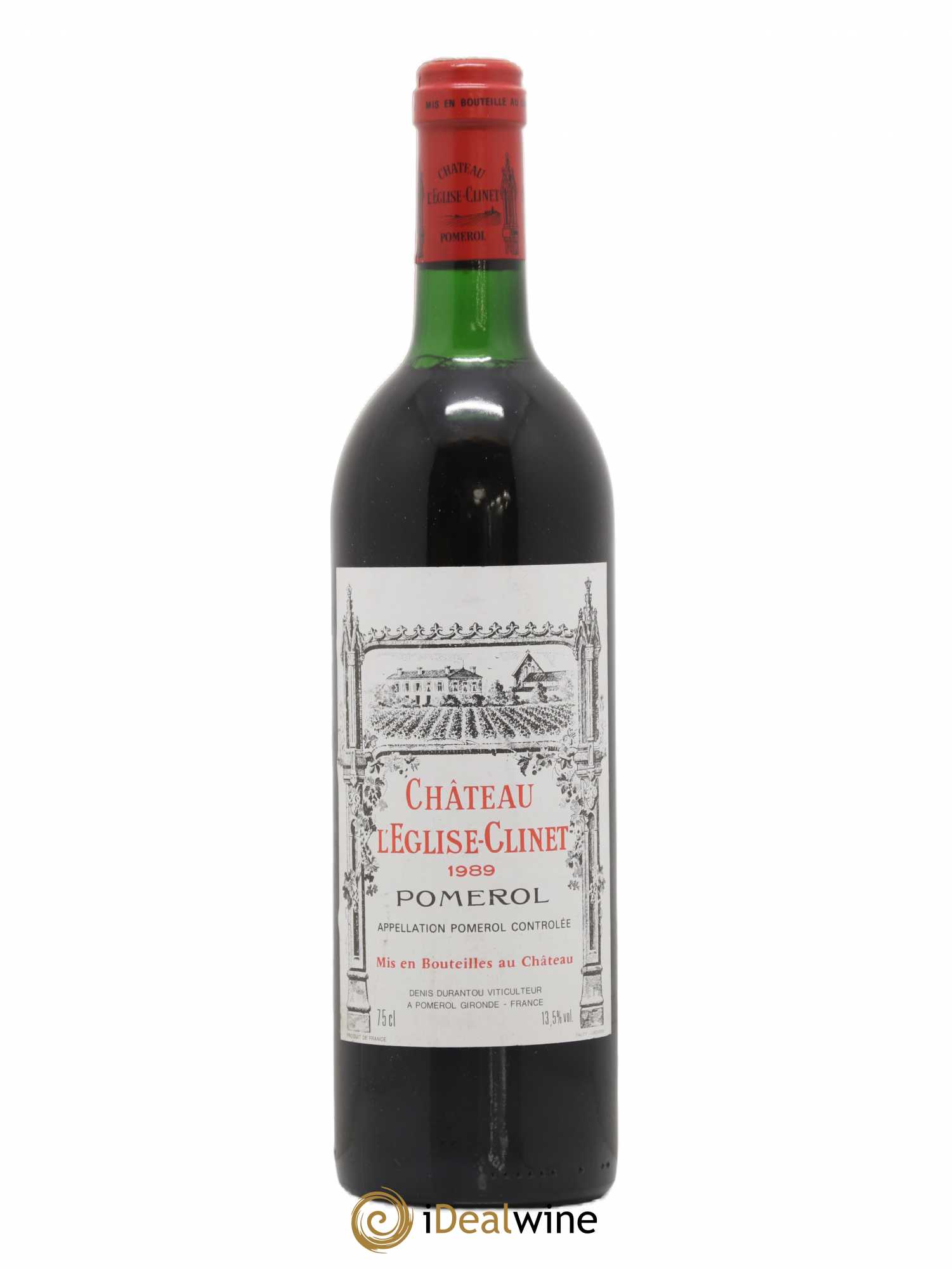 Château l' Église Clinet 1989 - Lot de 1 bouteille - 0