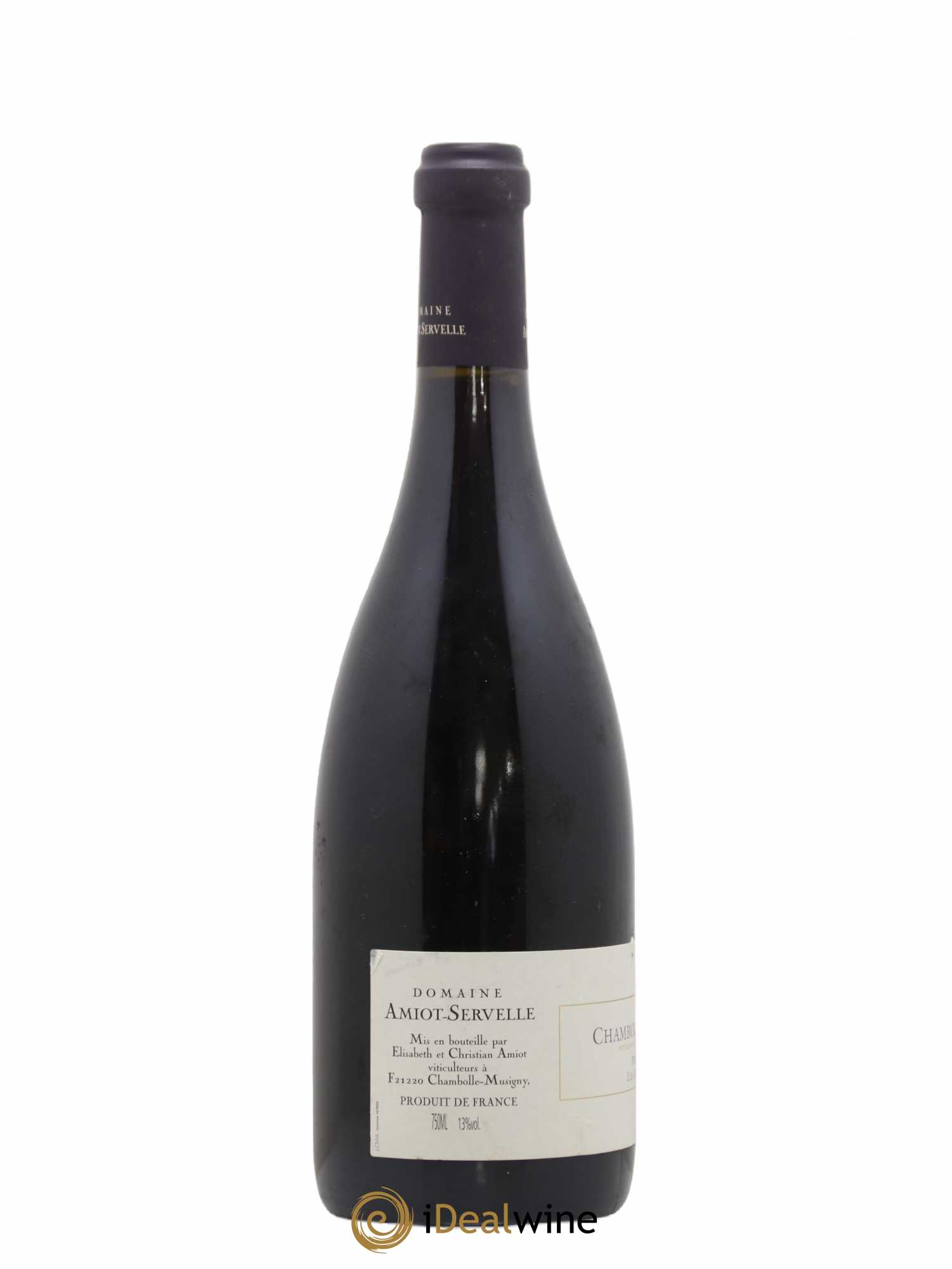 Chambolle-Musigny 1er Cru Les Amoureuses Amiot-Servelle 2000 - Lot de 1 bouteille - 1