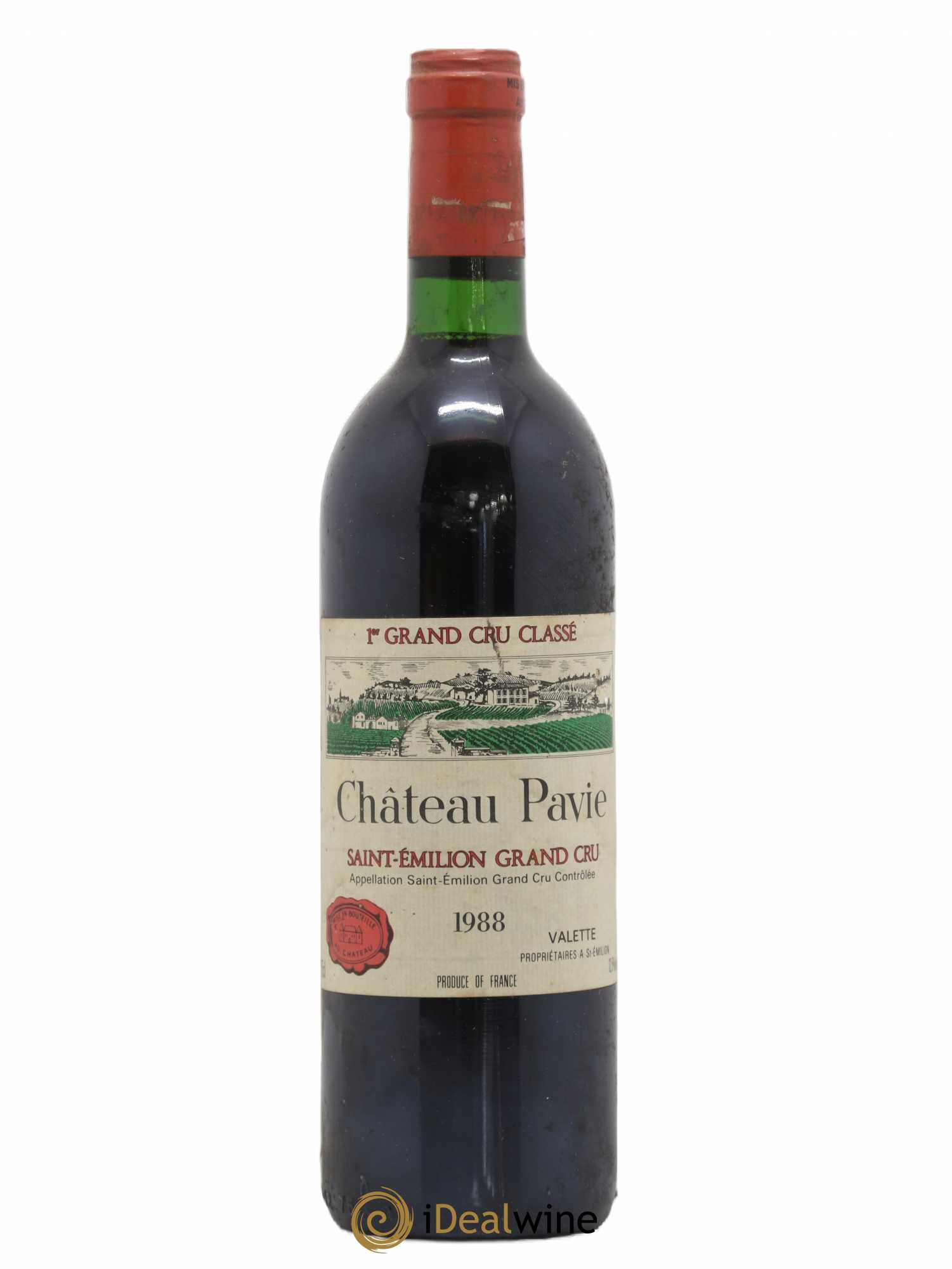 Château Pavie 1er Grand Cru Classé A 1988 - Lot de 1 bouteille - 0