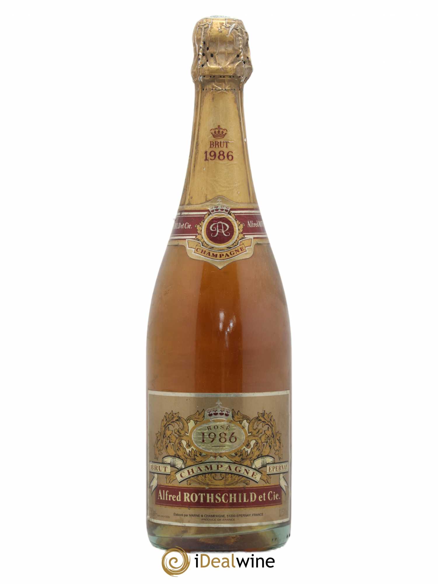 Brut Alfred Rothschild 1986 - Lot de 1 bouteille - 0