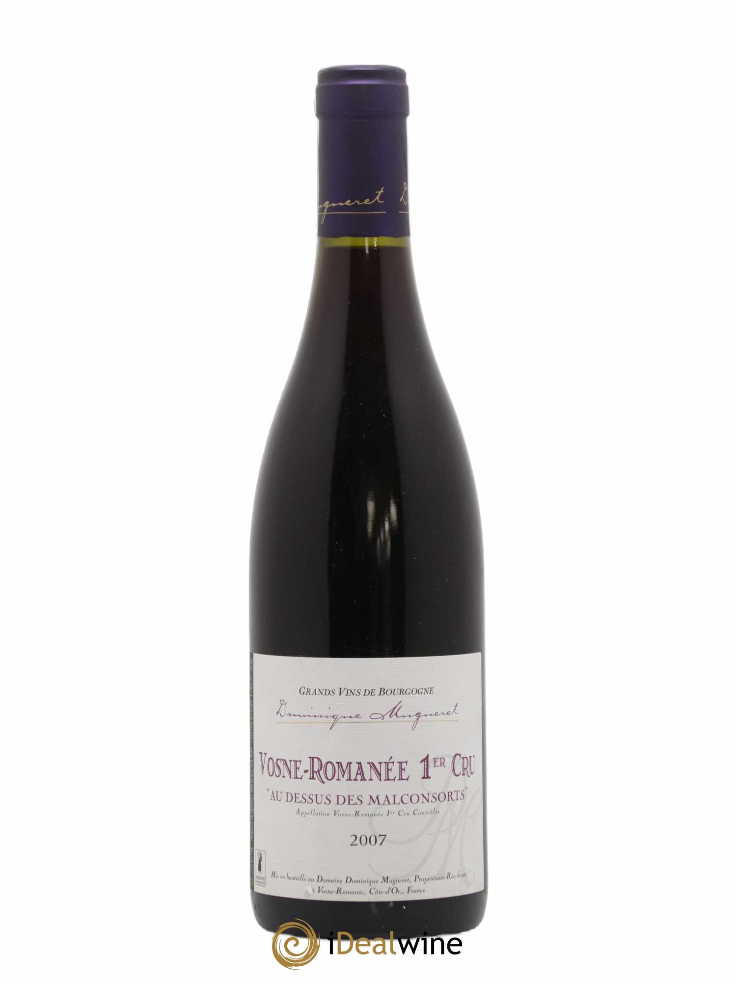 Vosne-Romanée 1er Cru Au-dessus des Malconsorts Dominique Mugneret (Domaine) 2007 - Lot de 1 bouteille - 0