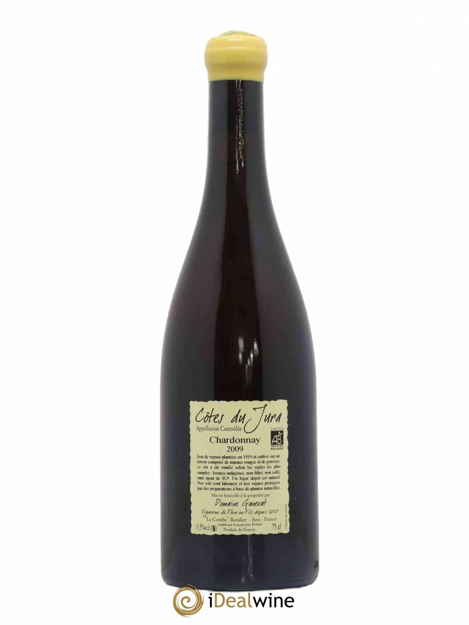 Côtes du Jura Les Grands Teppes Vieilles Vignes Jean-François Ganevat (Domaine) 2009 - Lot de 1 bouteille - 1