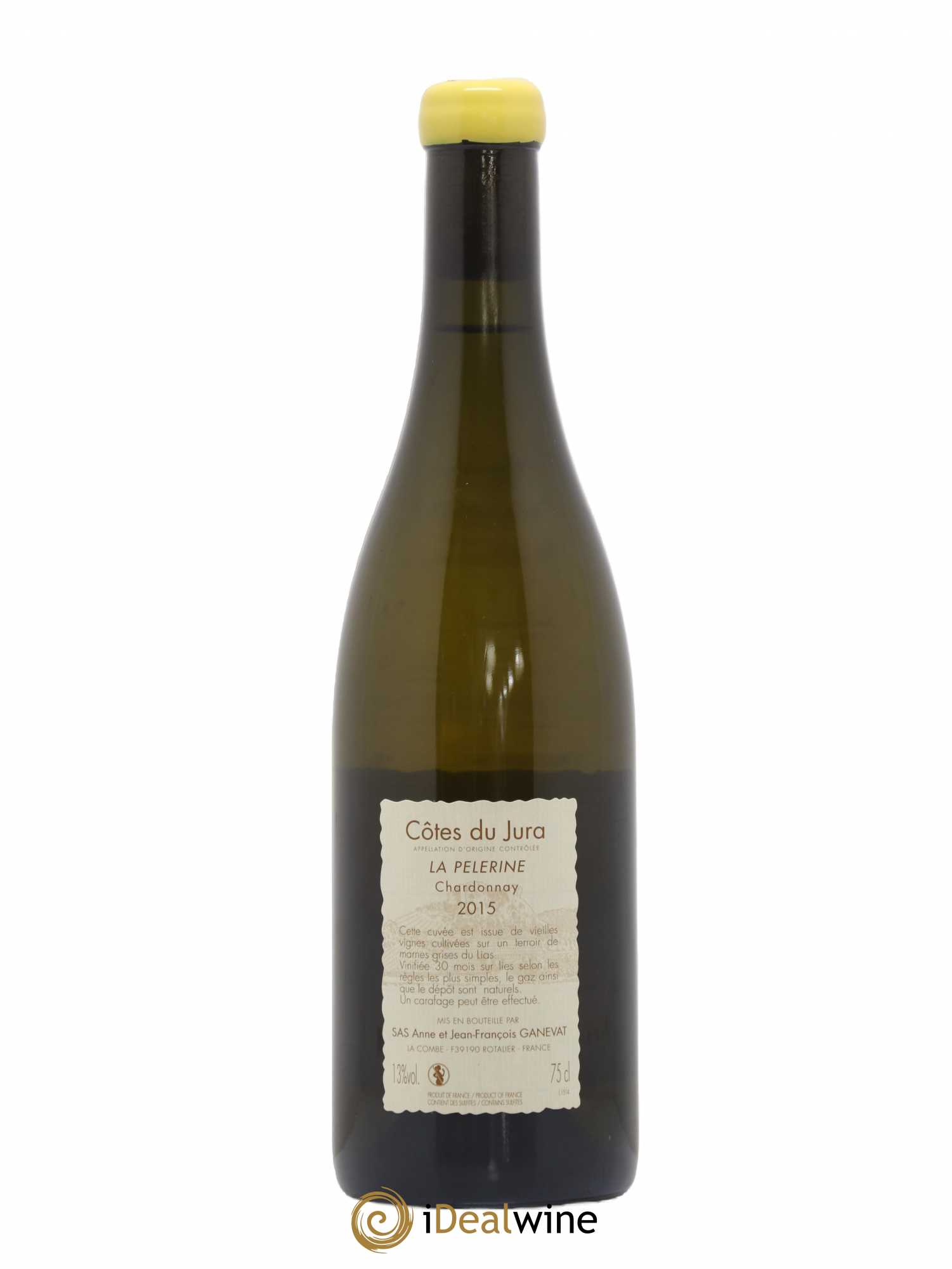 Côtes du Jura La Pélerine Anne et Jean François Ganevat 2015 - Lot de 1 bouteille - 1