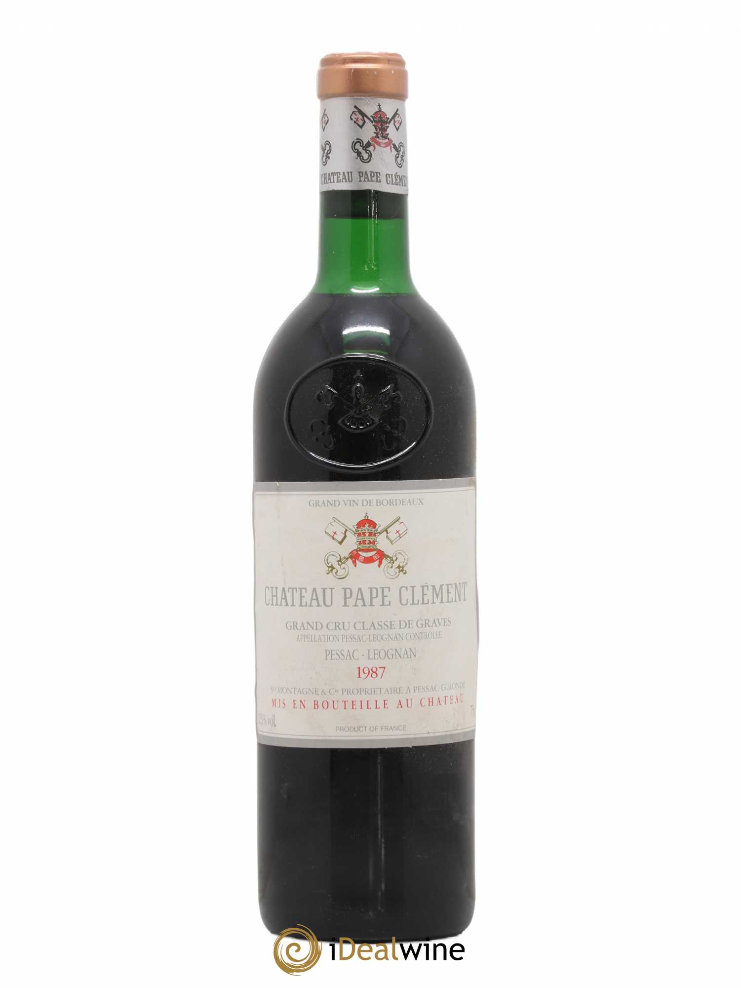 Château Pape Clément Cru Classé de Graves 1987 - Lot de 1 bouteille - 0