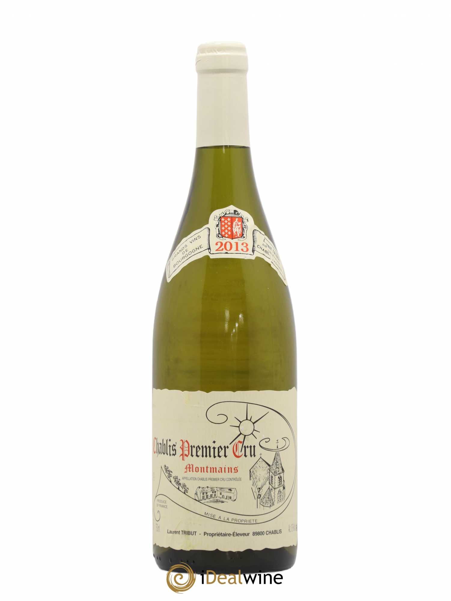 Chablis 1er Cru Montmains Laurent Tribut 2013 - Lot de 1 bouteille - 0