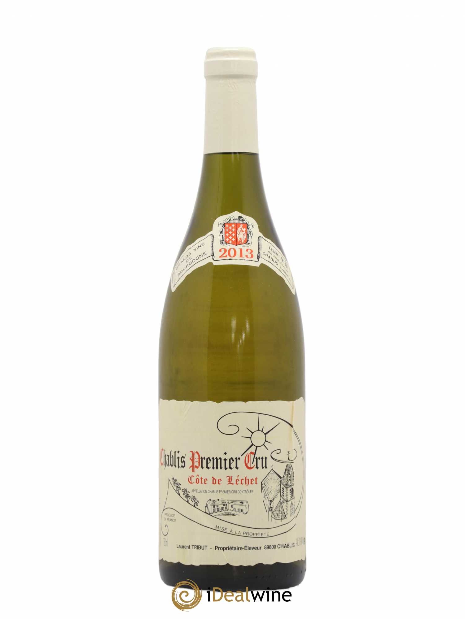 Chablis 1er Cru Côte de Lechet Laurent Tribut 2013 - Lot de 1 bouteille - 0