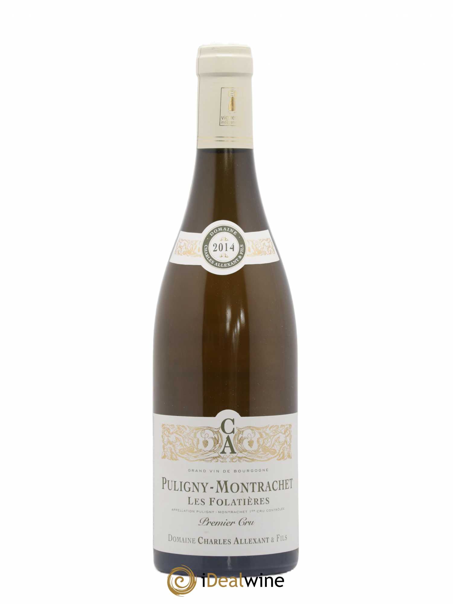 Puligny-Montrachet 1er Cru Les Folatières domaine Charles Allexant 2014 - Posten von 1 Flasche - 0