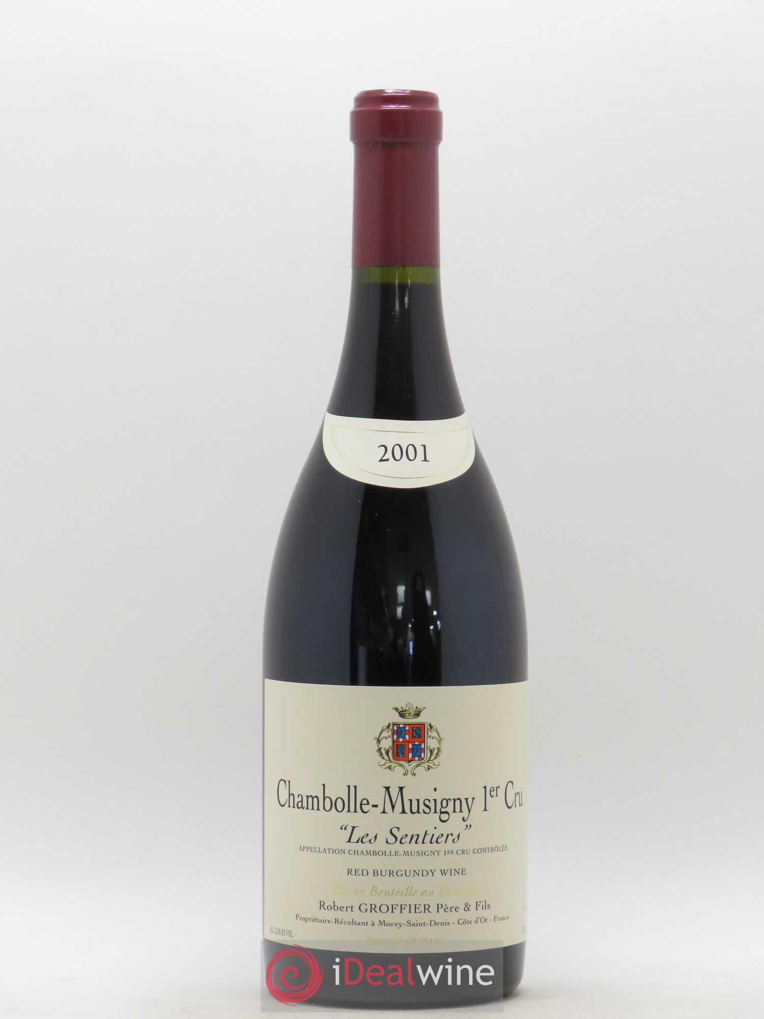 Chambolle-Musigny 1er Cru Les Sentiers Robert Groffier Père & Fils (Domaine) 2001 - Lot de 1 bouteille - 0