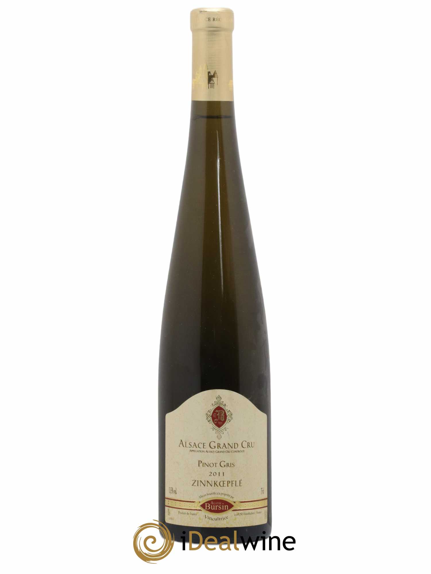 Pinot Gris Zinnkoepfle Agathe Bursin 2011 - Posten von 1 Flasche - 0