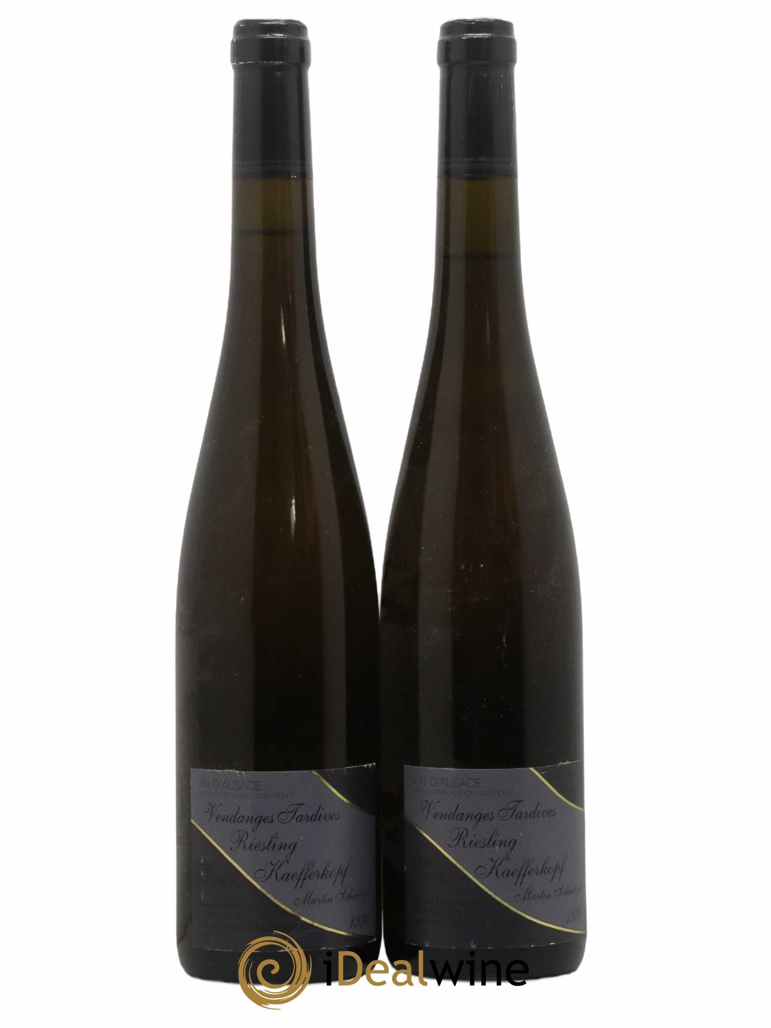 Riesling Vendanges Tardives Kaefferkopf Martin Schaetzel 1990 - Posten von 2 Flaschen - 0