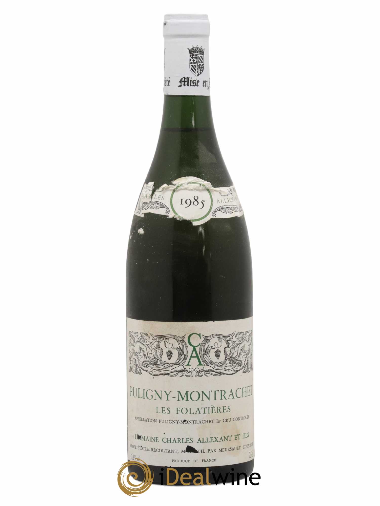 Puligny-Montrachet 1er Cru Les Folatieres Domaine Charles Allexant 1985 - Posten von 1 Flasche - 0