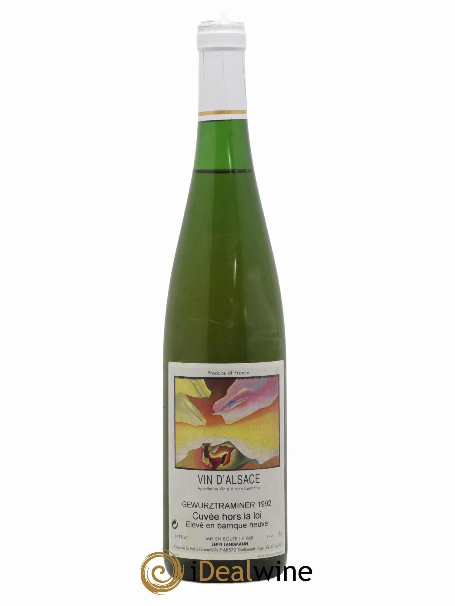Gewurztraminer Cuvee Hors La Loi Seppi Landmann 1992 - Posten von 1 Flasche - 0