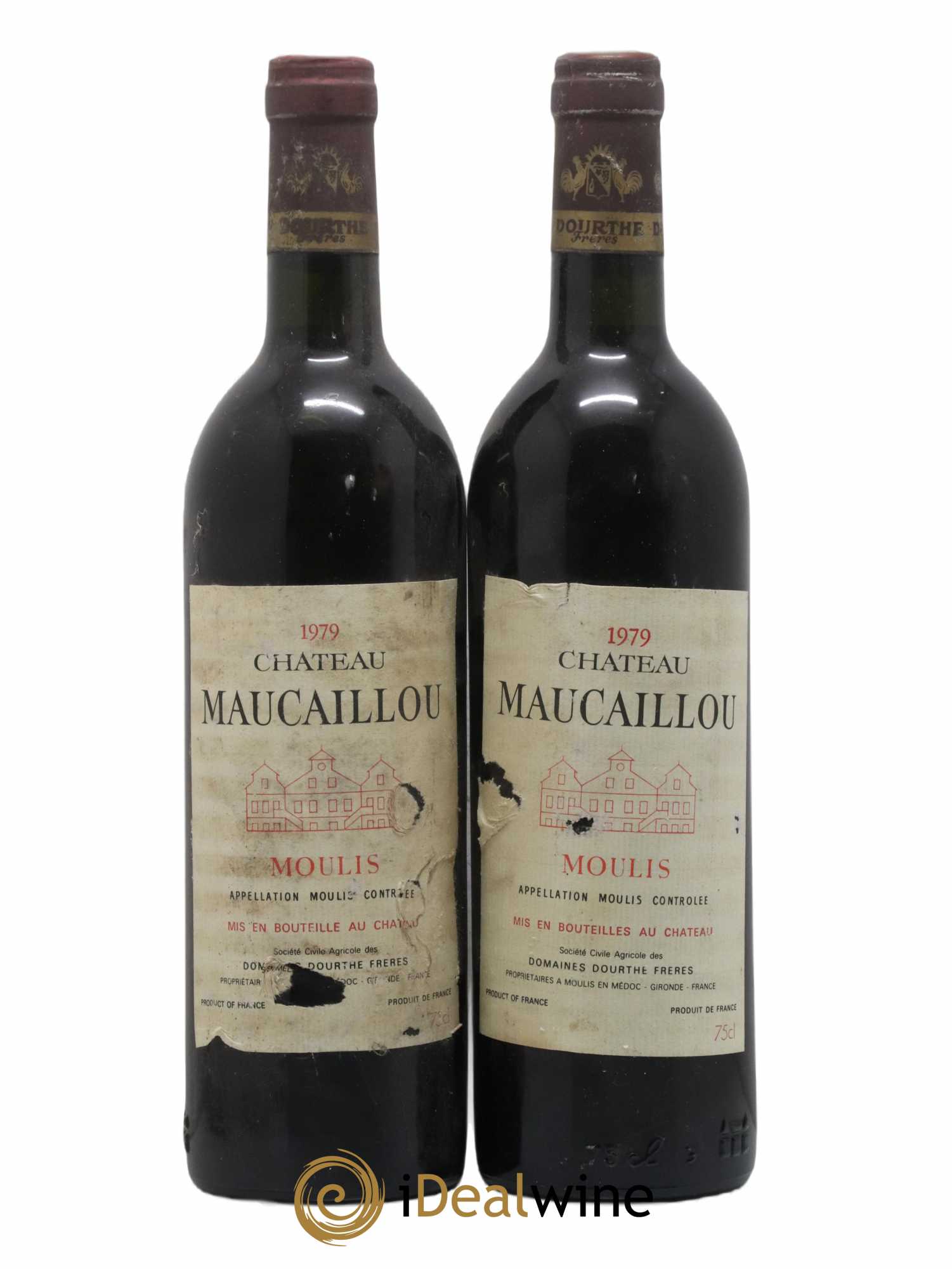 Château Maucaillou 1979 - Lot de 2 bouteilles - 0
