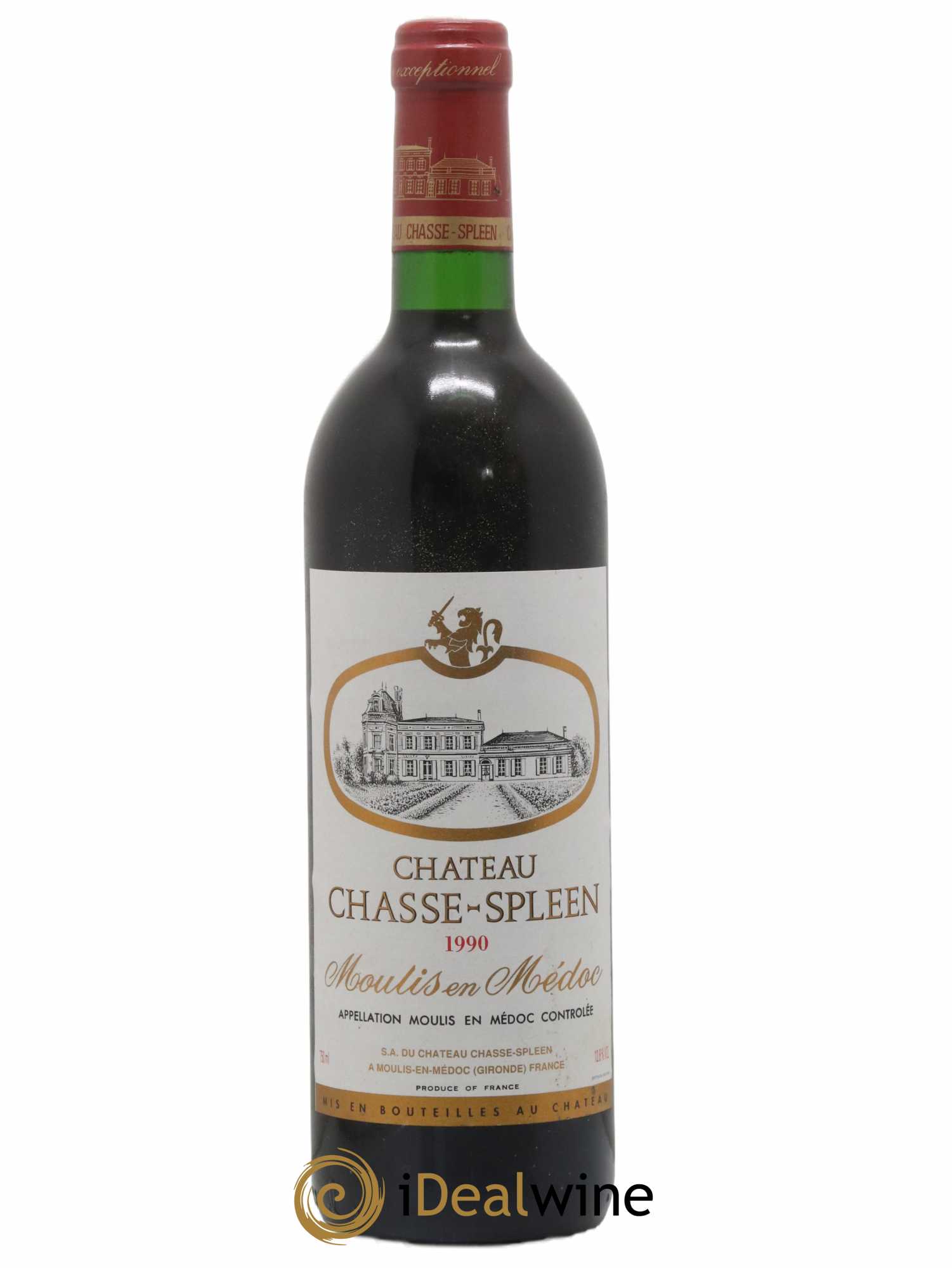 Château Chasse Spleen 1990 - Lot de 1 bouteille - 0