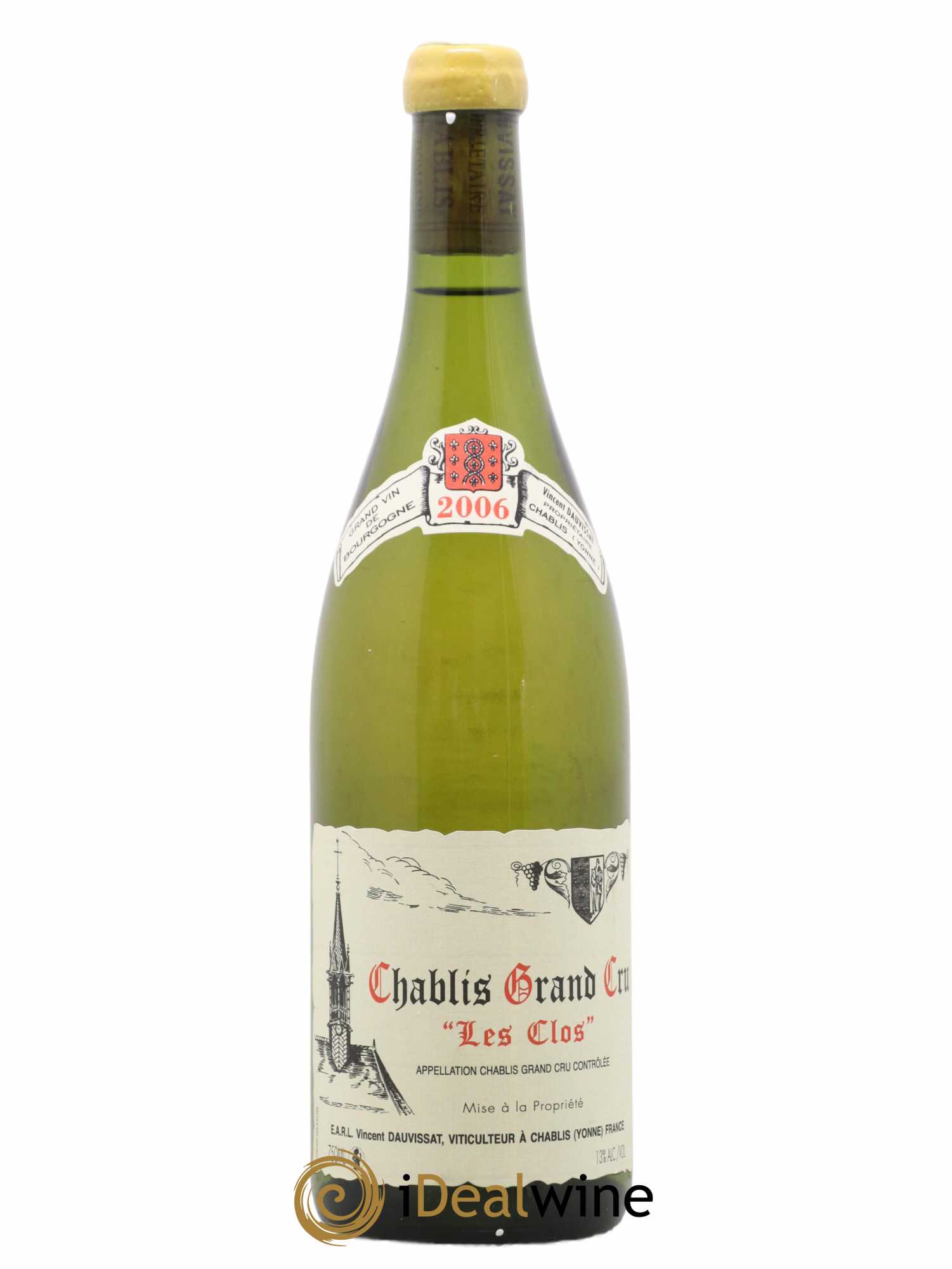 Chablis Grand Cru Les Clos Vincent Dauvissat (Domaine) 2006 - Lot de 1 bouteille - 0