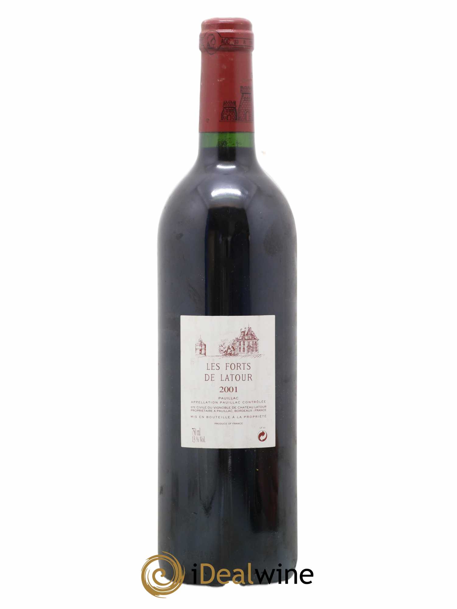 Les Forts de Latour Second Vin (sans prix de réserve) 2001 - Lot de 1 bouteille - 1