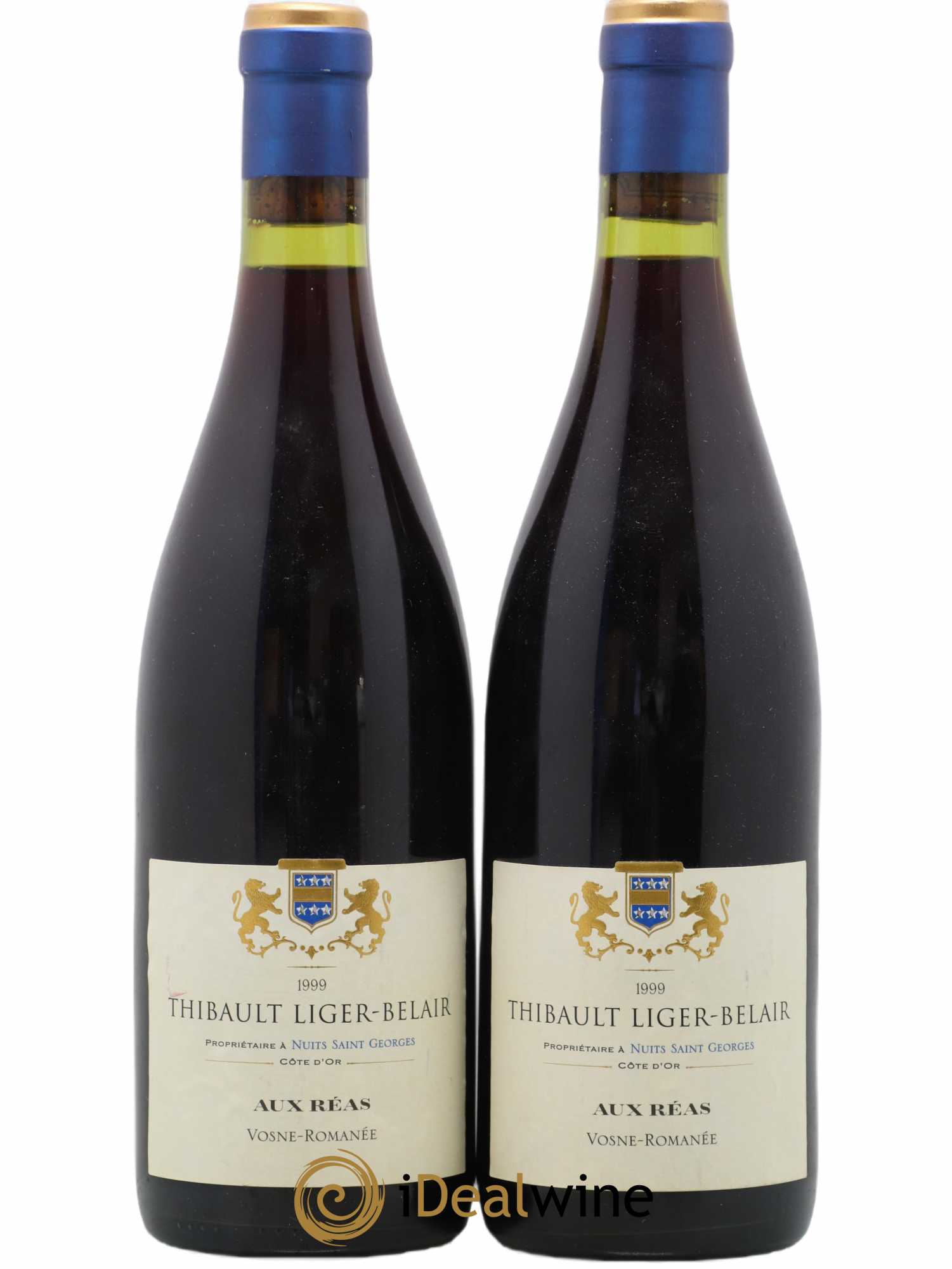 Vosne-Romanée Aux Réas Thibault Liger-Belair 1999 - Lot of 2 bottles - 0