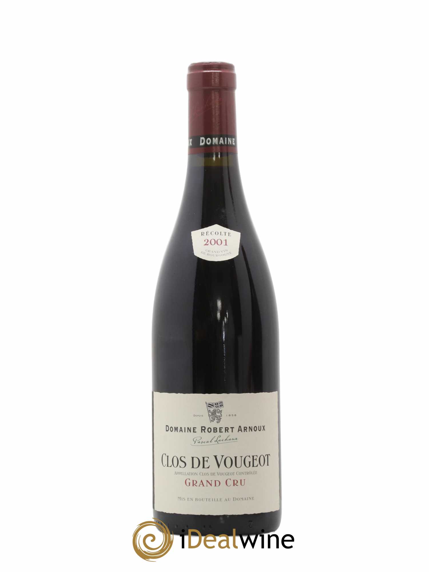 Clos de Vougeot Grand Cru Arnoux-Lachaux (Domaine) 2001 - Lot de 1 bouteille - 0