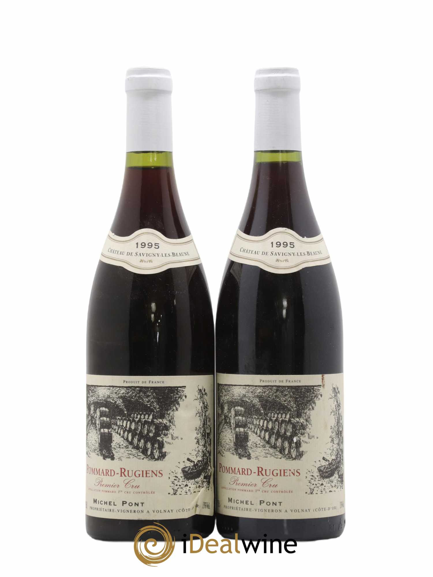 Pommard 1er Cru Rugiens Michel Pont 1995 - Lot de 2 bouteilles - 0