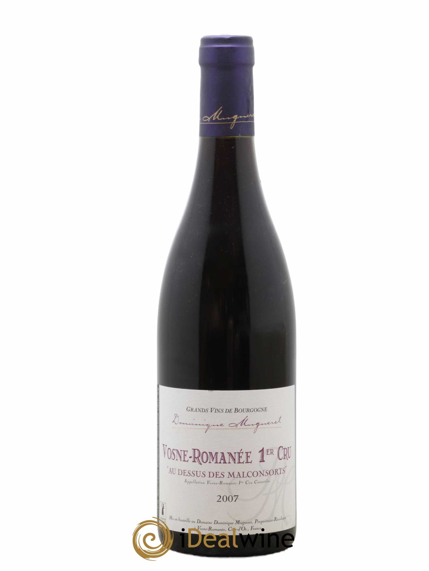 Vosne-Romanée 1er Cru Au-dessus des Malconsorts Dominique Mugneret (Domaine) 2007 - Lot de 1 bouteille - 0