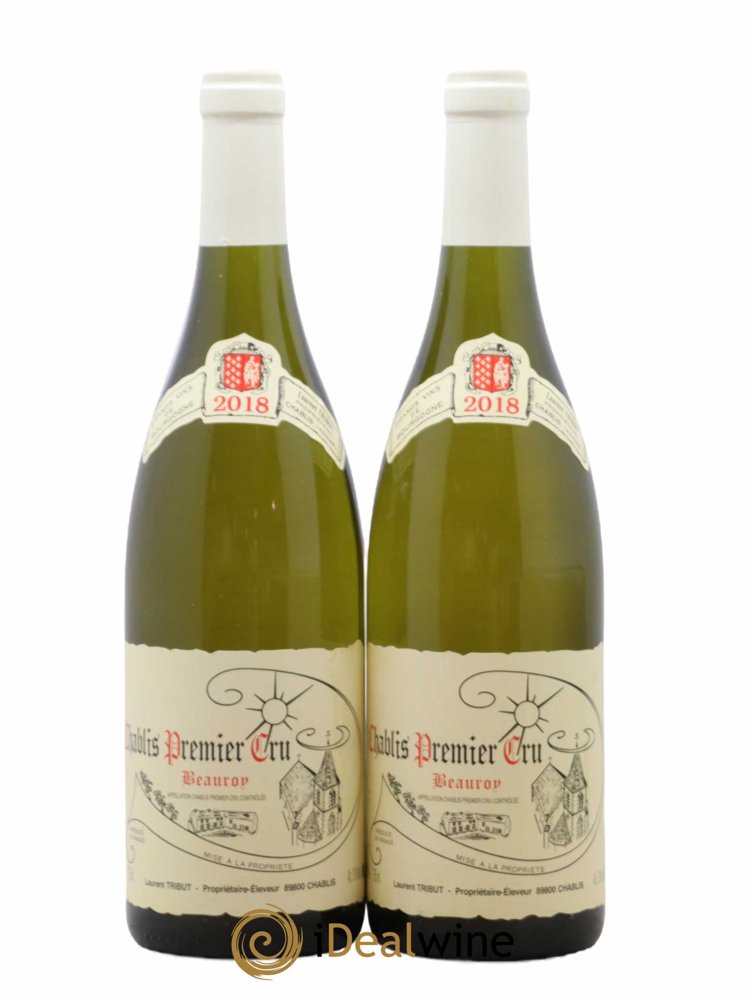 Chablis 1er Cru Beauroy Laurent Tribut 2018 - Lot de 2 bouteilles - 0
