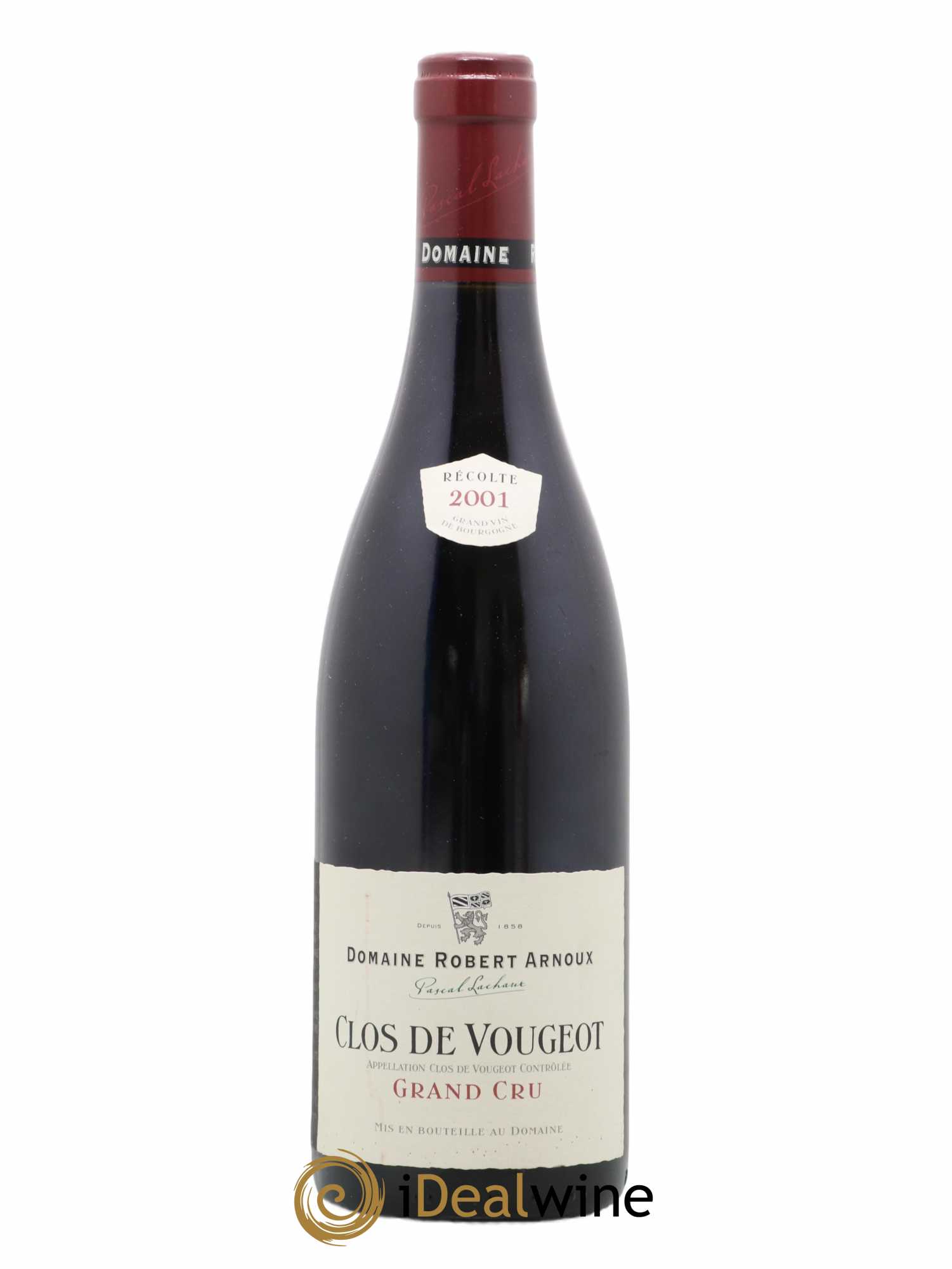 Clos de Vougeot Grand Cru Arnoux-Lachaux (Domaine) 2001 - Lot de 1 bouteille - 0