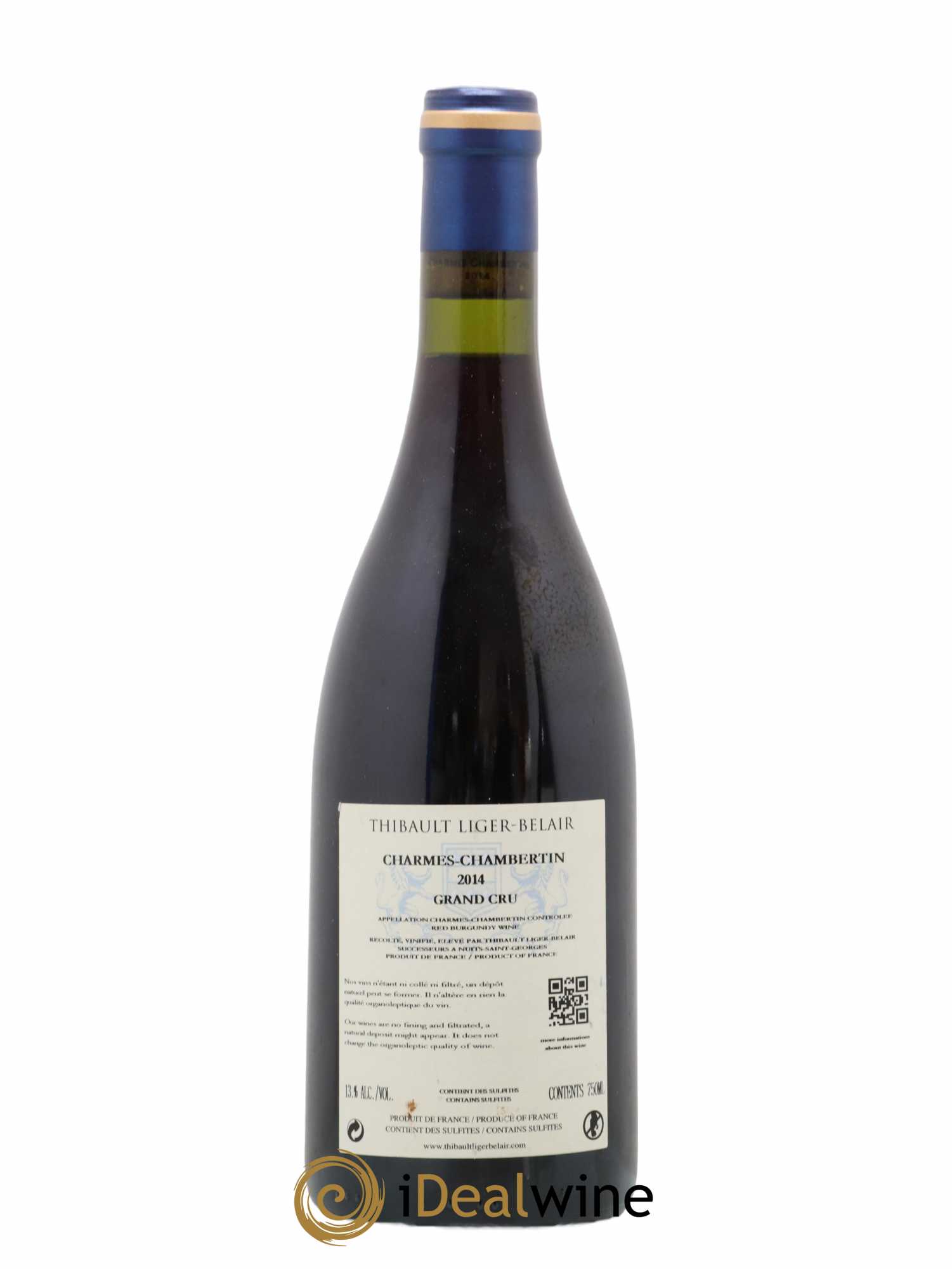 Charmes-Chambertin Grand Cru Aux Charmes Thibault Liger-Belair Successeurs 2014 - Lot de 1 bouteille - 1