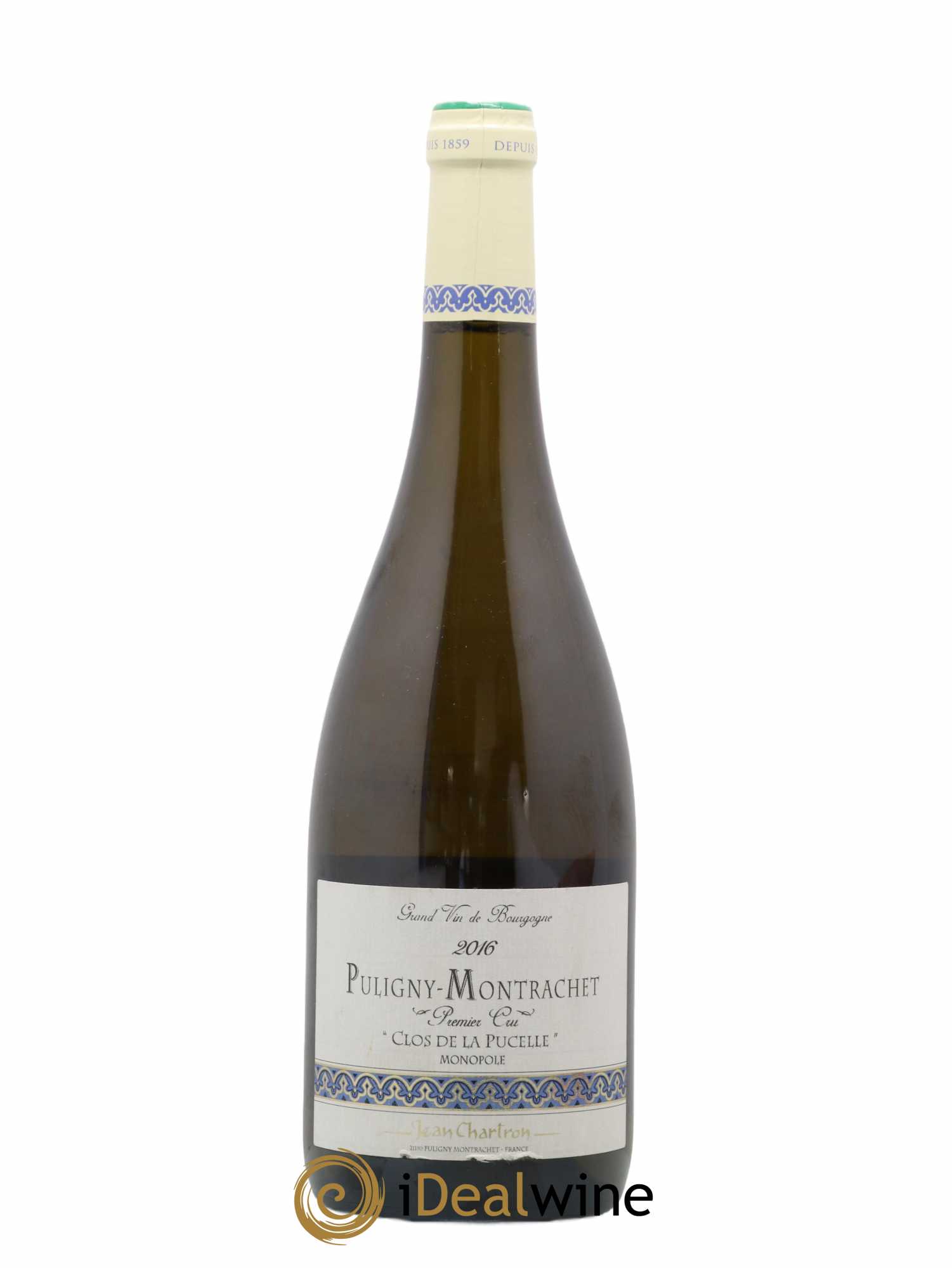 Puligny-Montrachet 1er Cru Clos de la Pucelle Jean Chartron (Domaine) 2016 - Lot de 1 bouteille - 0