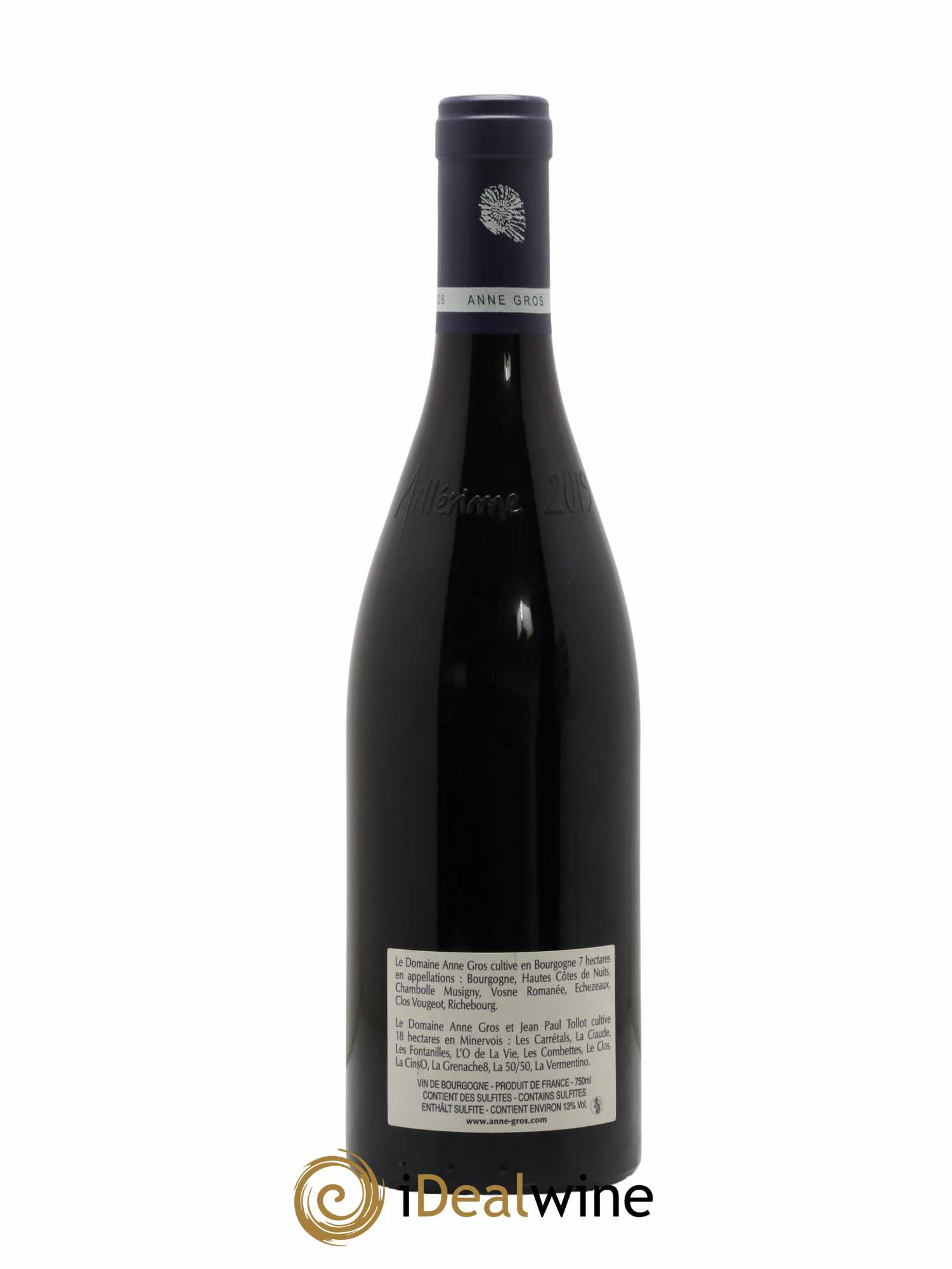 Echezeaux Grand Cru Les Loachausses Anne Gros 2019 - Lot de 1 bouteille - 1