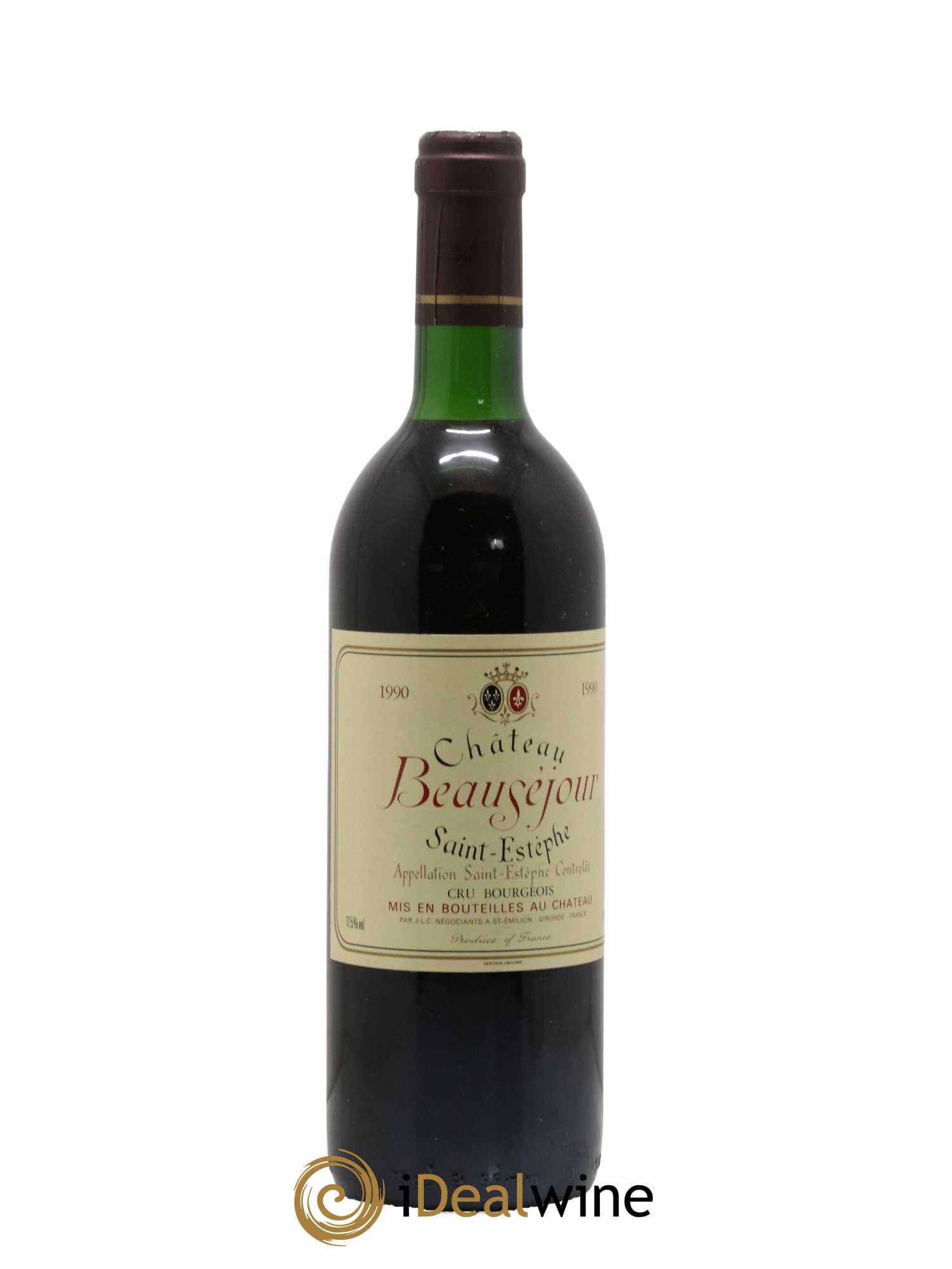 Saint-Estèphe Château Beauséjour 1990 - Lot de 1 bouteille - 0