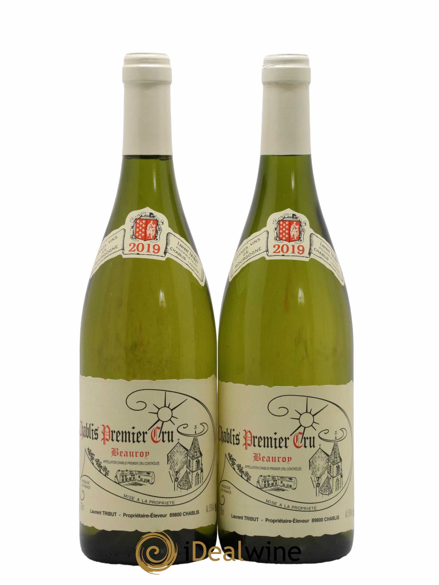 Chablis 1er Cru Beauroy Laurent Tribut 2019 - Lot de 2 bouteilles - 0