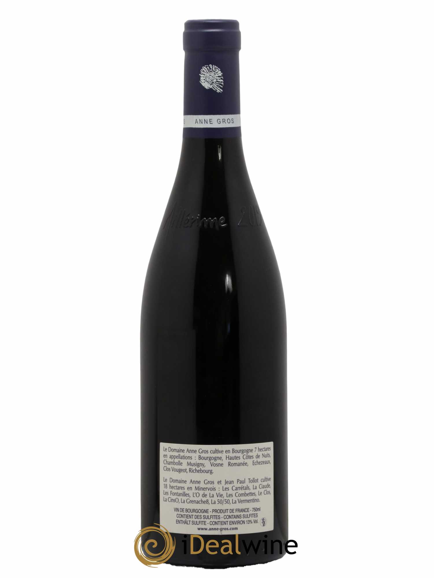 Echezeaux Grand Cru Les Loachausses Anne Gros 2019 - Lot de 1 bouteille - 1