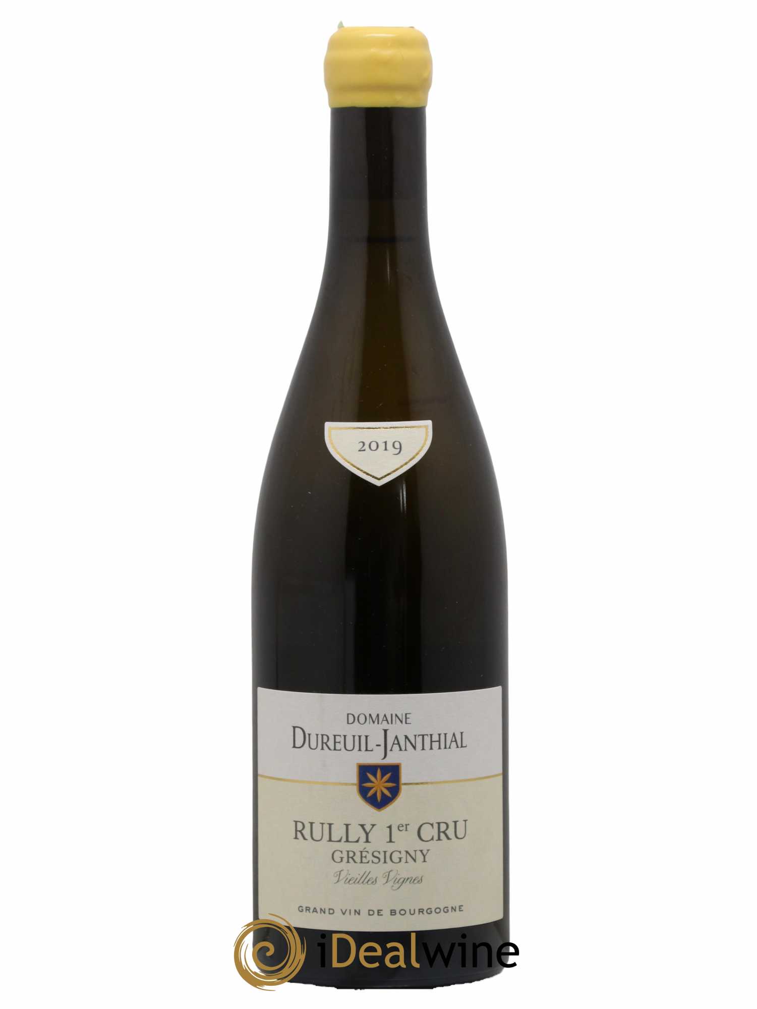 Rully 1er Cru Grésigny Vieilles Vignes Vincent Dureuil-Janthial 2019 - Lot de 1 bouteille - 0