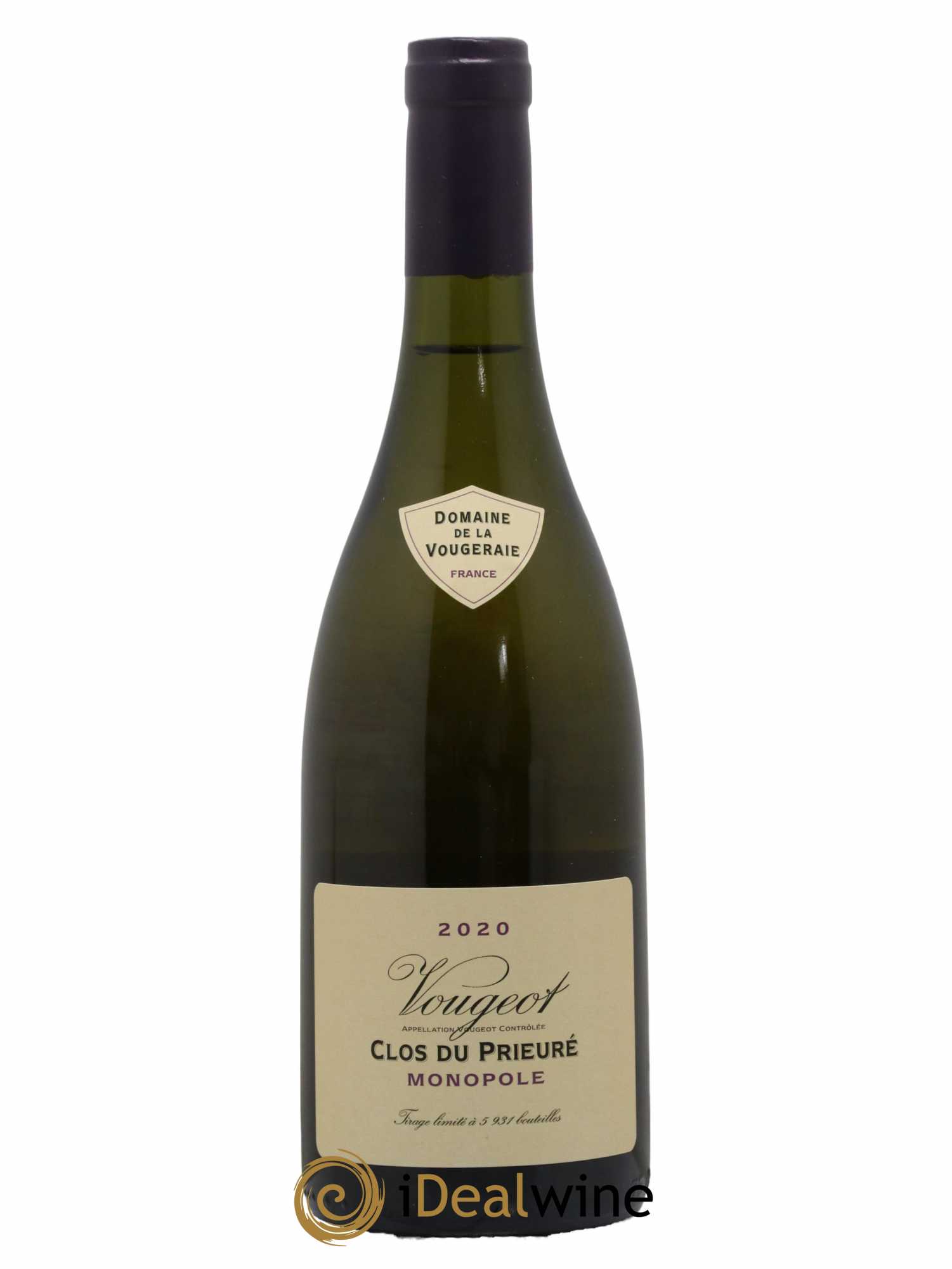 Vougeot Clos du Prieuré La Vougeraie 2020 - Lot de 1 bouteille - 0