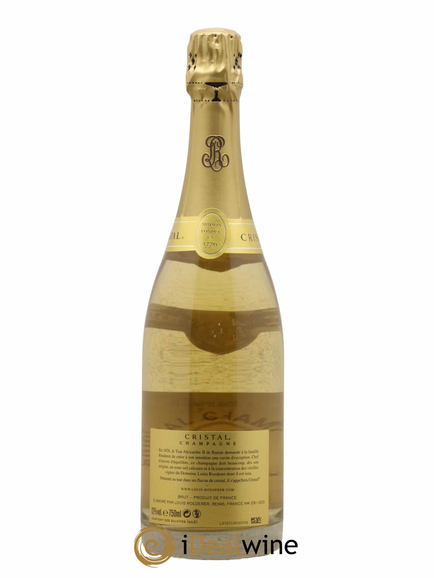 Cristal Louis Roederer 2012 - Lot de 1 bouteille - 2