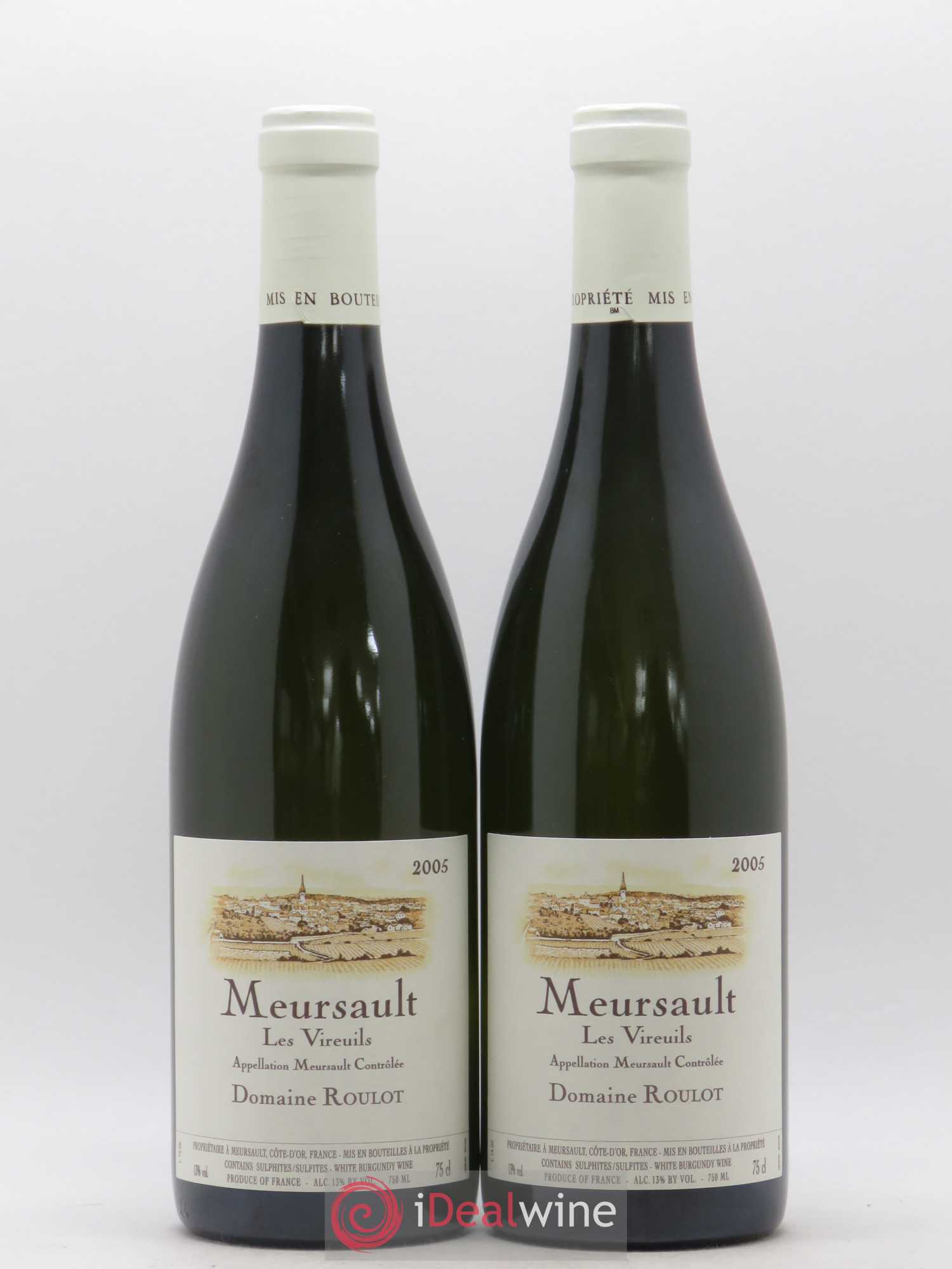 Meursault Les Vireuils Roulot (Domaine) 2005 - Lot de 2 bouteilles - 0