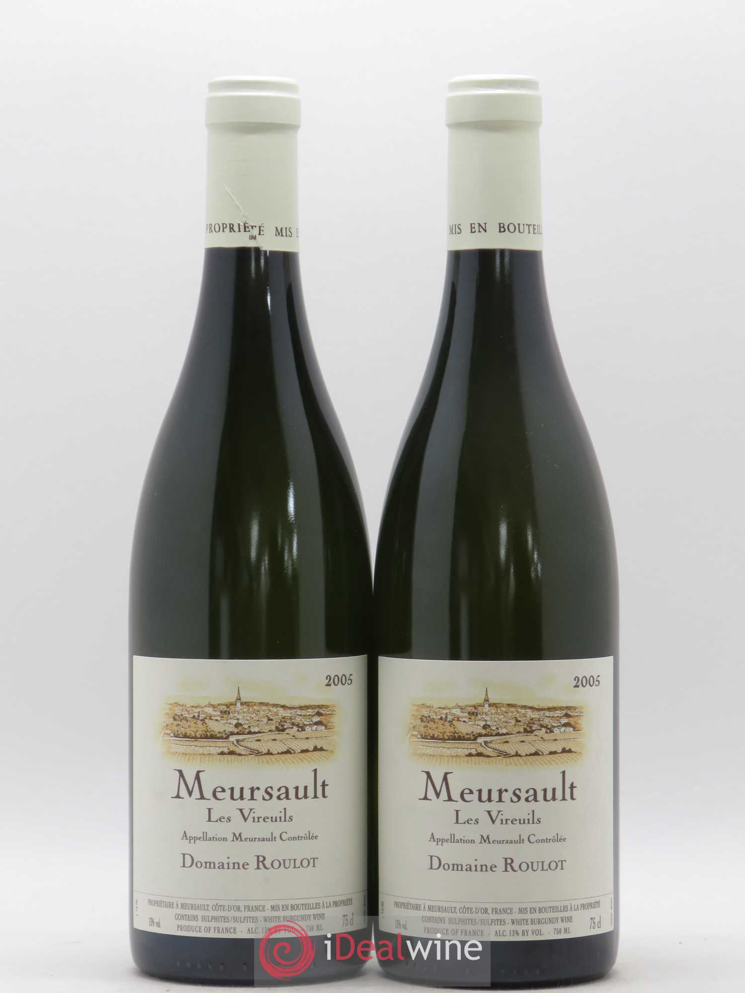 Meursault Les Vireuils Roulot (Domaine) 2005 - Lot de 2 bouteilles - 0