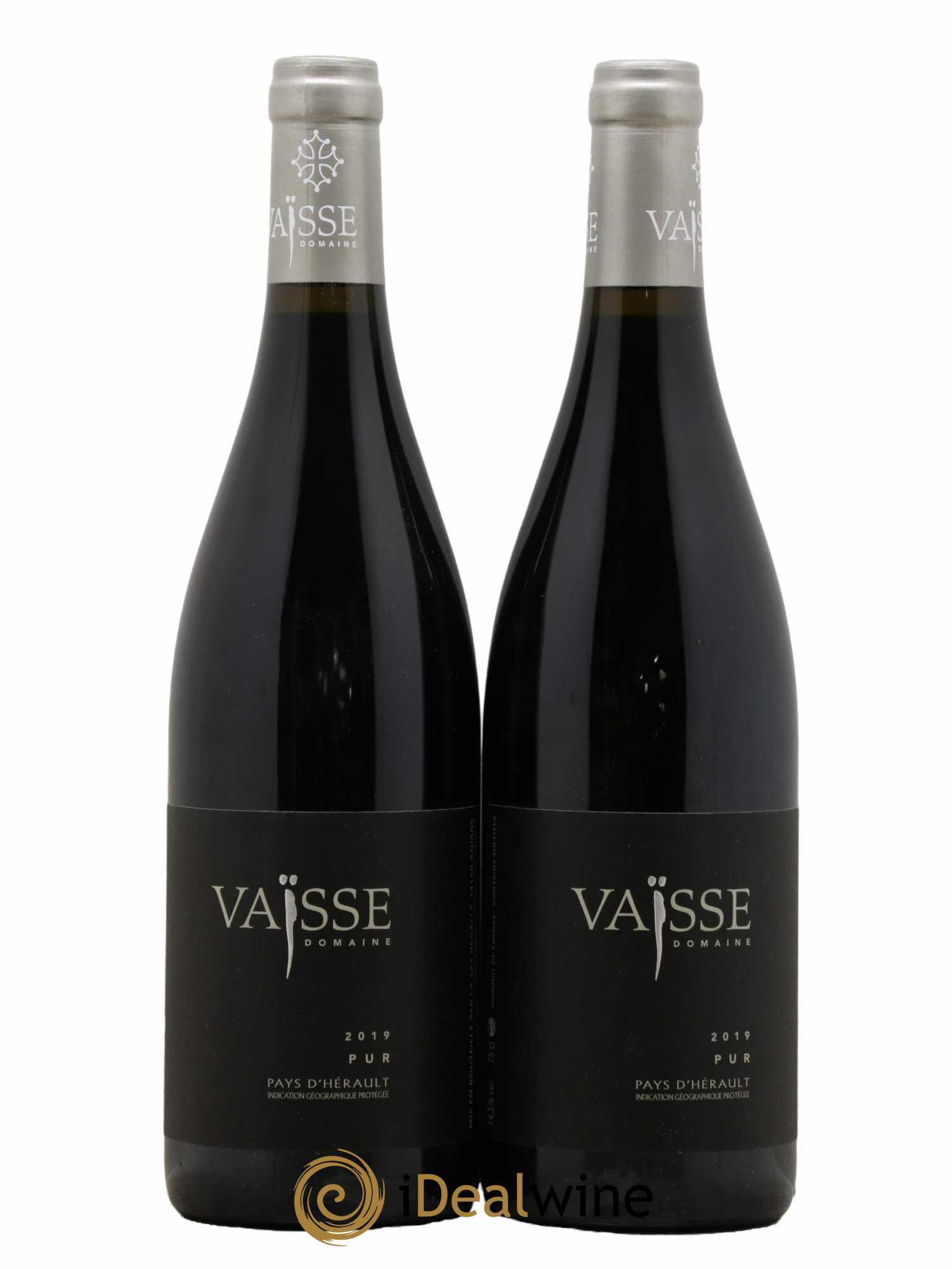 Pays d'Hérault Pur Vaisse (Domaine) 2019 - Lot de 2 bouteilles - 0