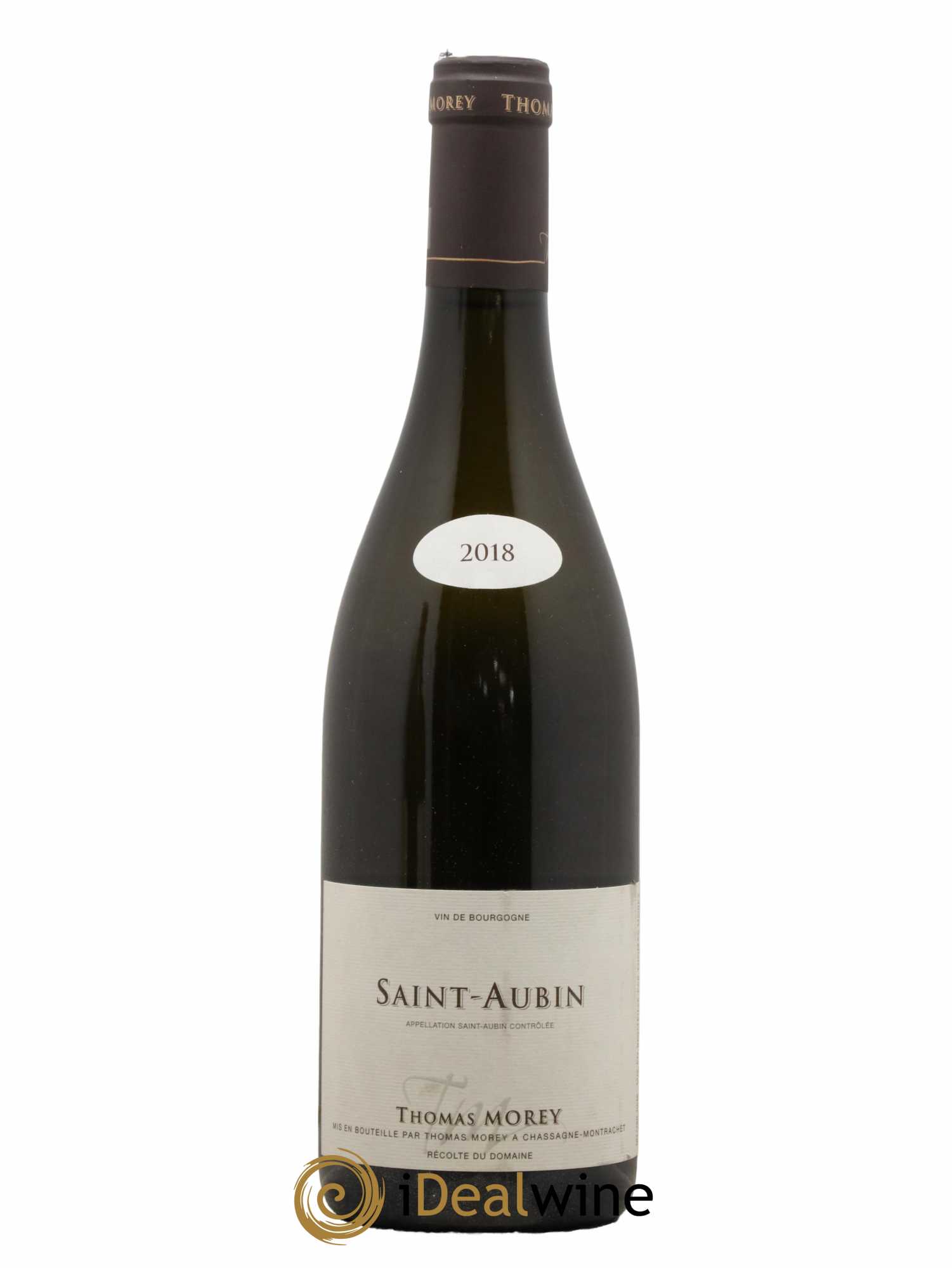 Saint-Aubin Thomas Morey 2018 - Lot de 1 bouteille - 0
