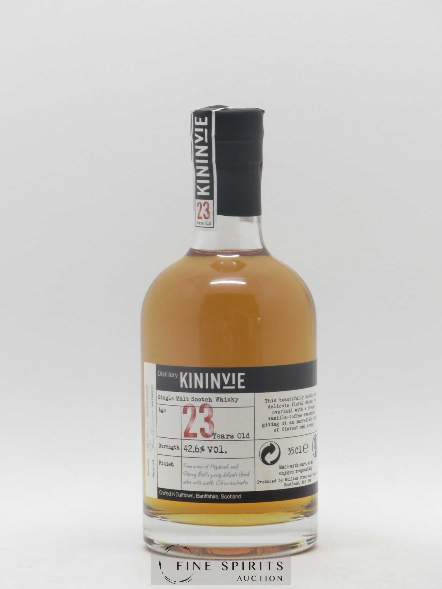 Kininvie 23 years Of. Hogshead & Sherry Butts Finish - Posten von 1 Demi-Flasche - 1