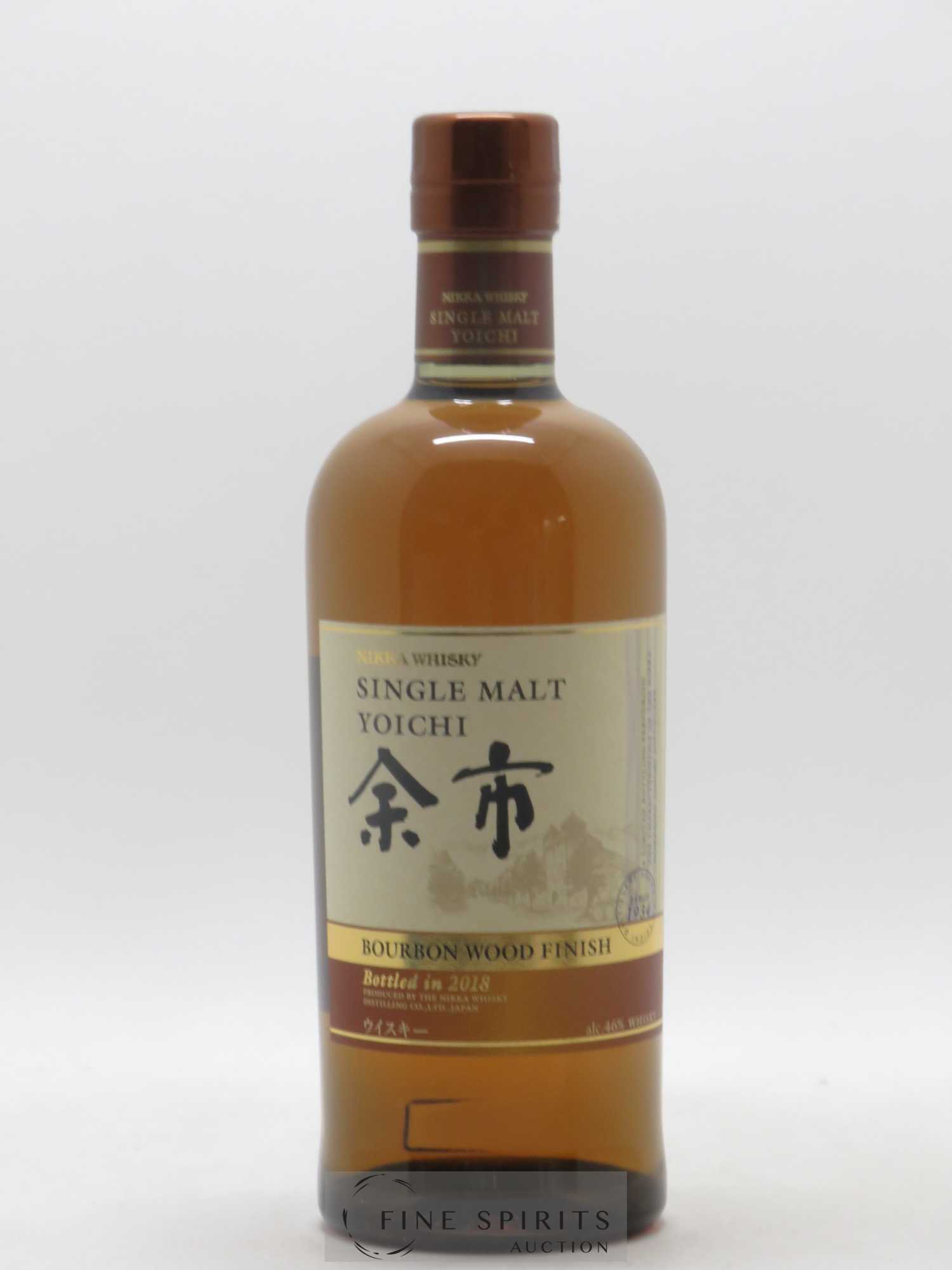 Yoichi Of. Bourbon Wood Finish 2018 Release Nikka Whisky - Lot de 1 bouteille - 1