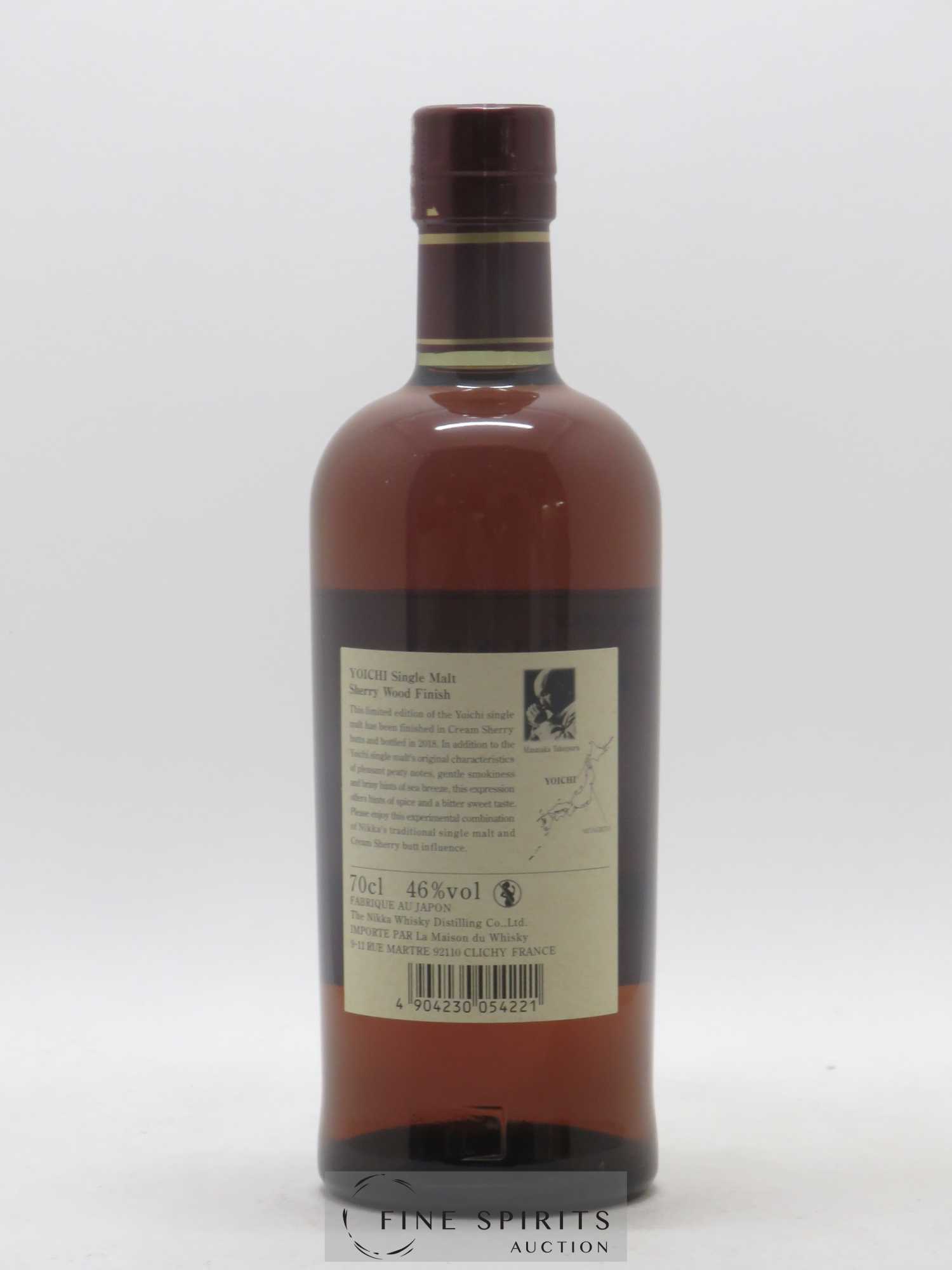 Yoichi Of. Sherry Wood Finish 2018 Release Nikka Whisky - Lot de 1 bouteille - 2
