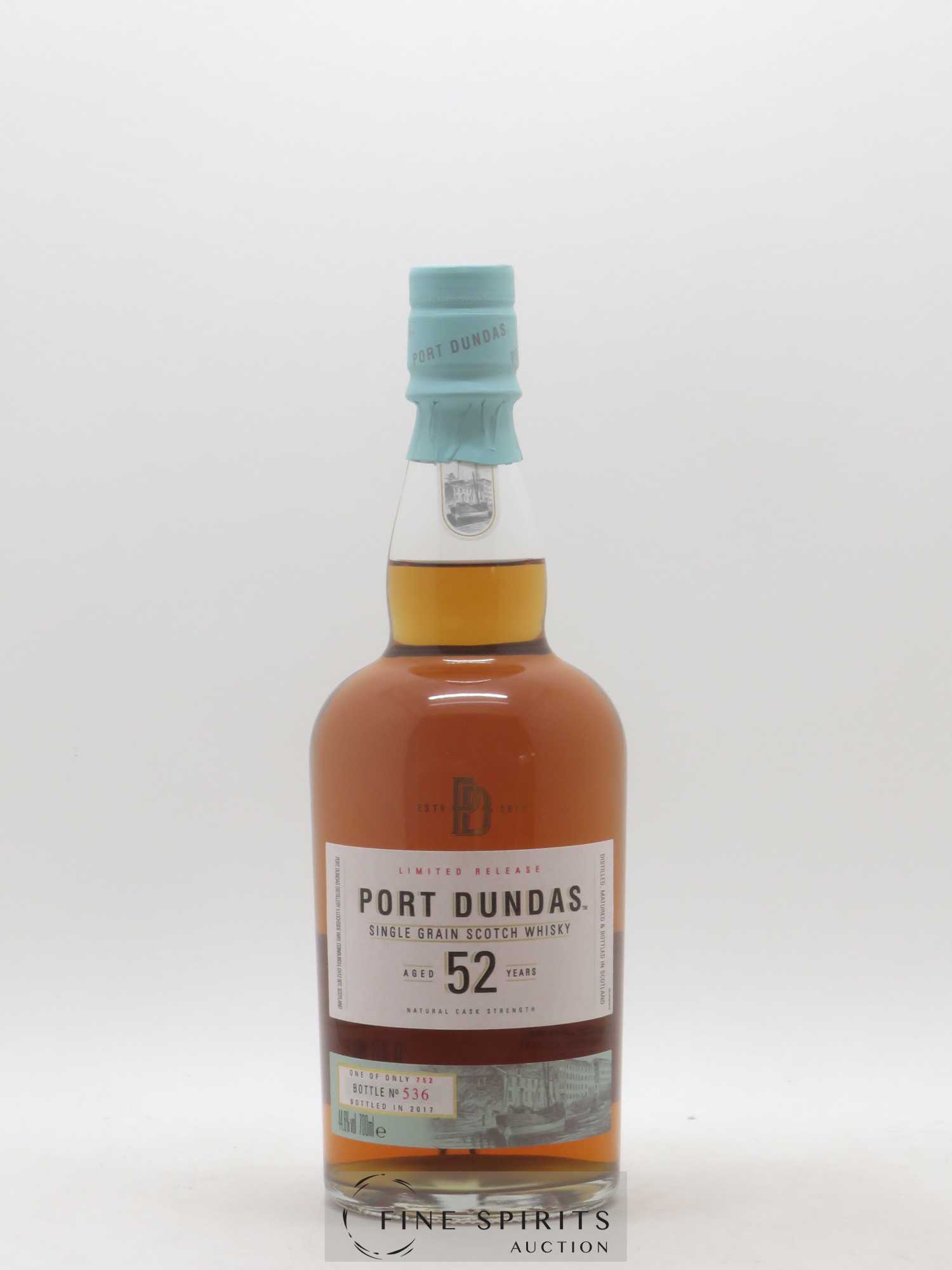 Port Dundas 52 years Of. Natural Cask Strength One of 752 - bottled 2017 Limited Release - Lot de 1 bouteille - 1